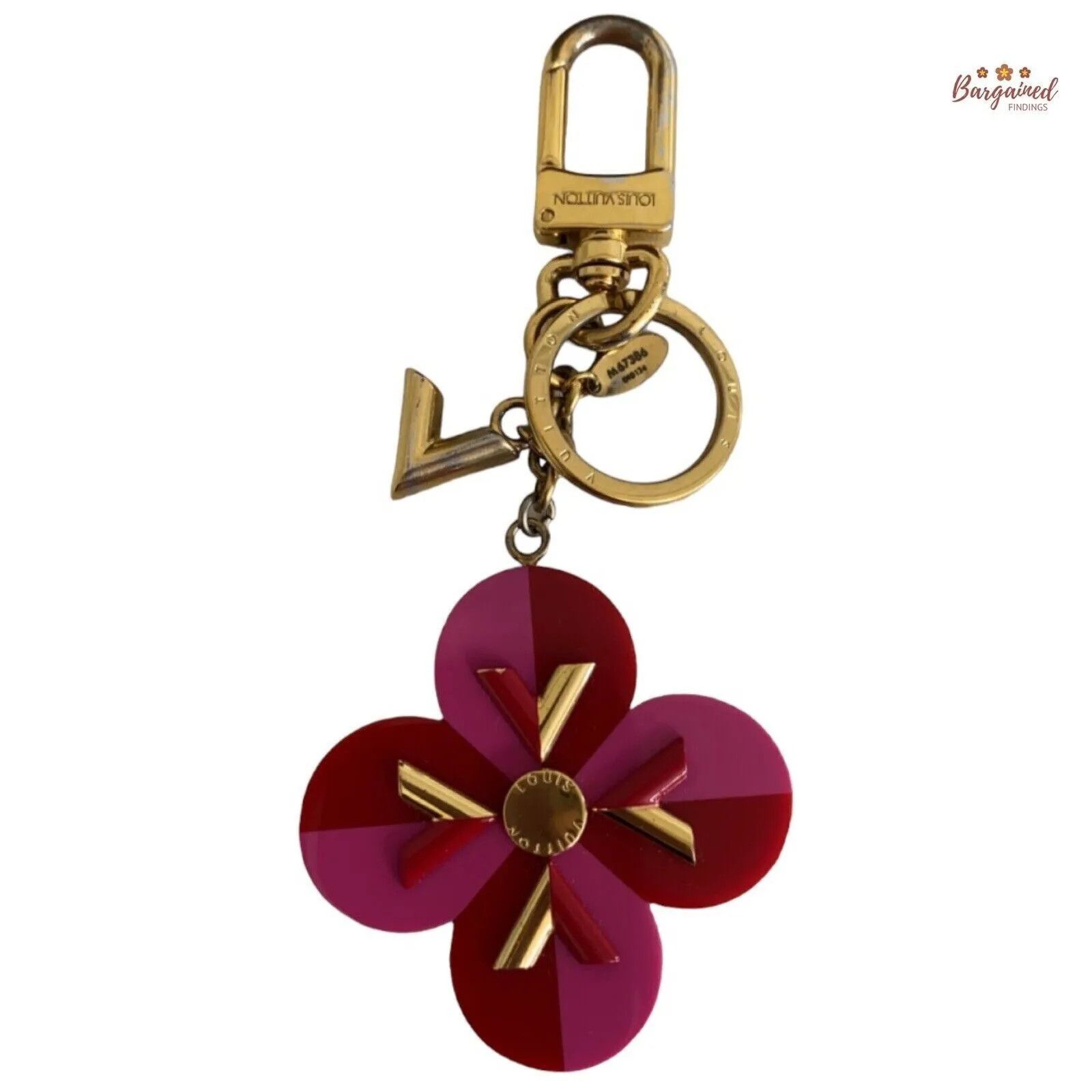 Louis Vuitton LOUIS VUITTON Resin Flower & V Key Holder & Bag Charm Size ONE SIZE - 2 Thumbnail