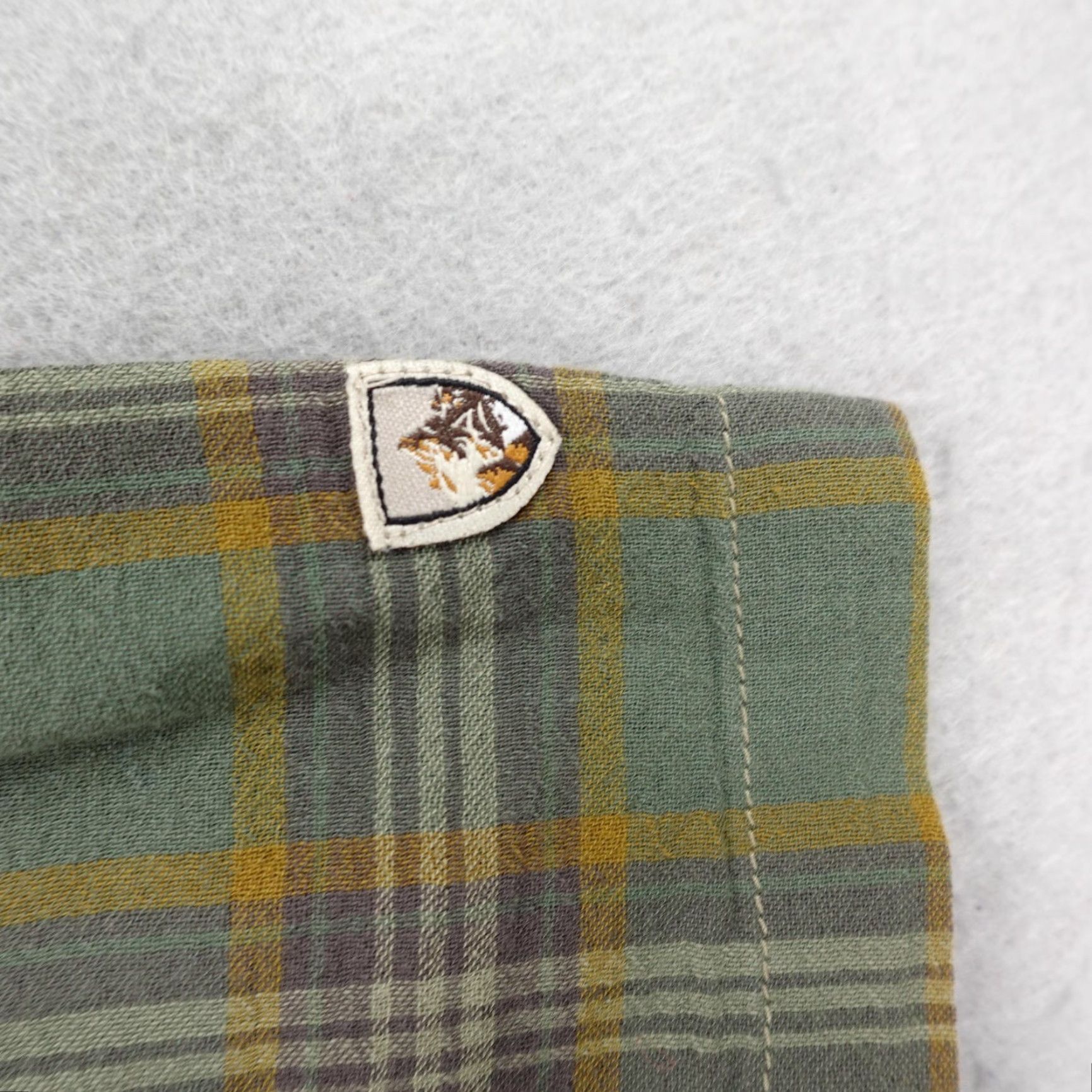 Vintage Kuhl Button-Up Shirt Men's XL Green Plaid Organic Cotton Hiking Outdoor Trail Size US XL / EU 56 / 4 - 4 Thumbnail