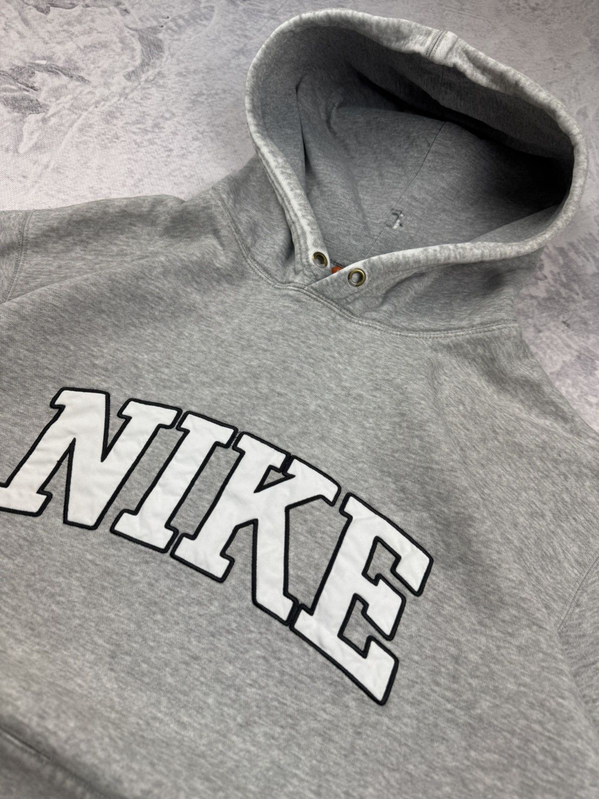 Nike × Vintage NIKE VINTAGE CENTER LOGO OVERSIZE BOXY HOODIE Size US XL / EU 56 / 4 - 5 Thumbnail