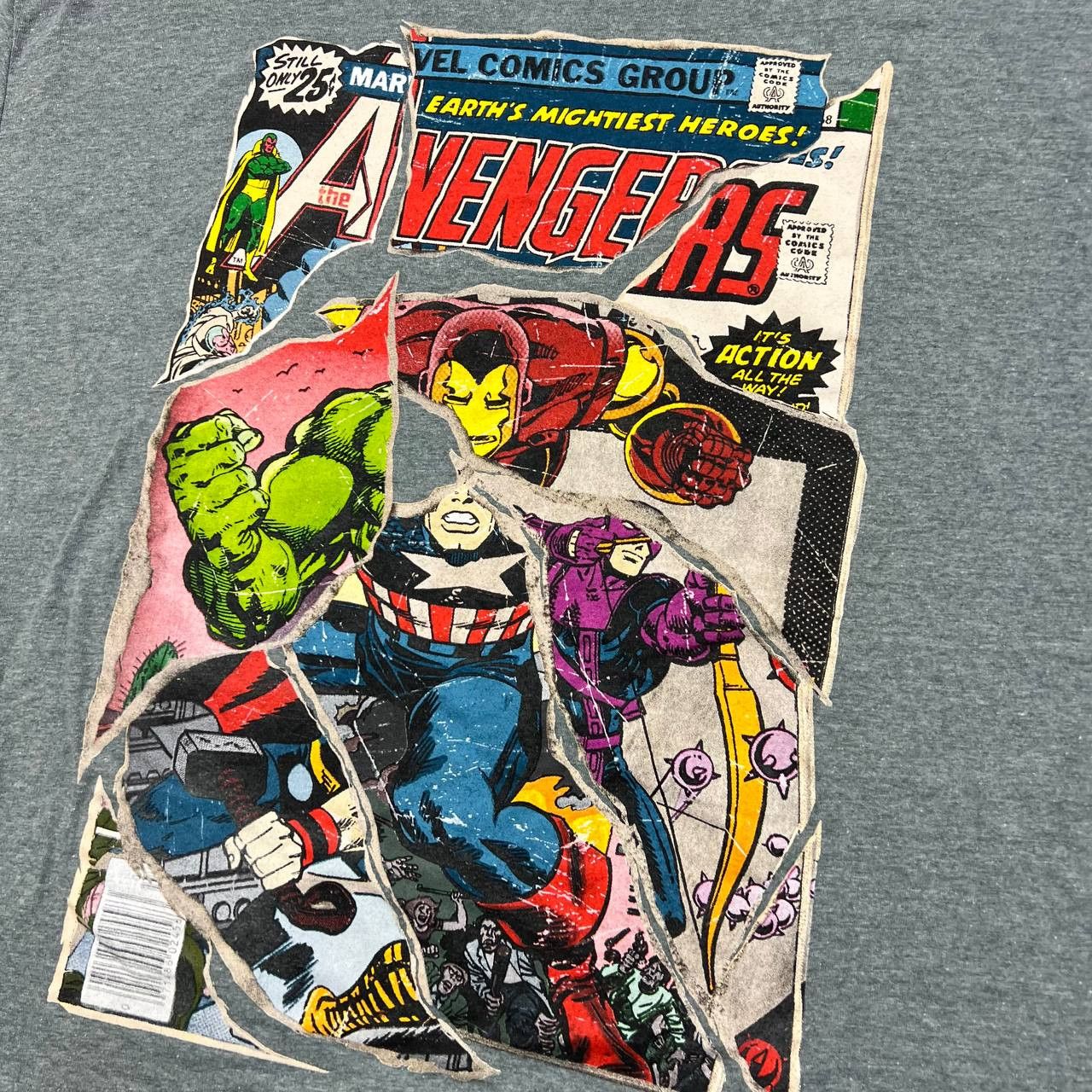 Marvel Comics Marvel Avengers XL Short Sleeve Comic Characters T-Shirt Men Size US XL / EU 56 / 4 - 4 Thumbnail