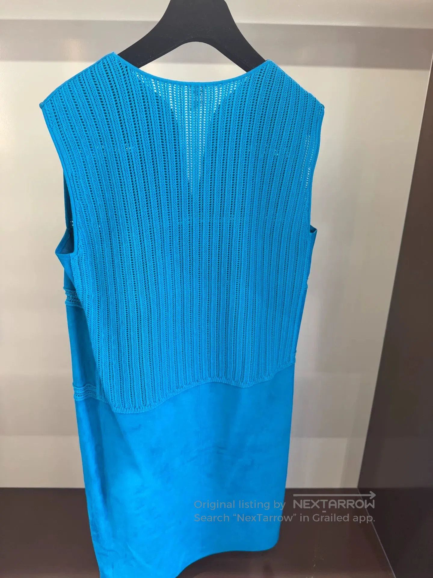 Hermes HERMES Suede Lambskin Dress. Size XS / US 0-2 / IT 36-38 - 4 Thumbnail