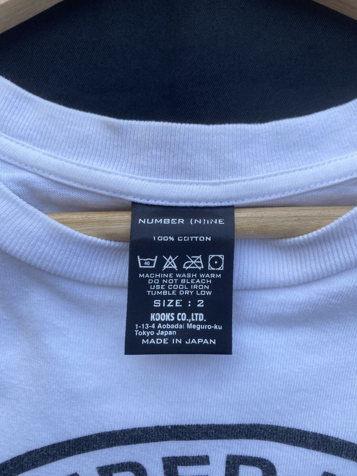 Number (N)ine Rare Number Nine Foreign Man Tshirt Size US M / EU 48-50 / 2 - 14 Thumbnail