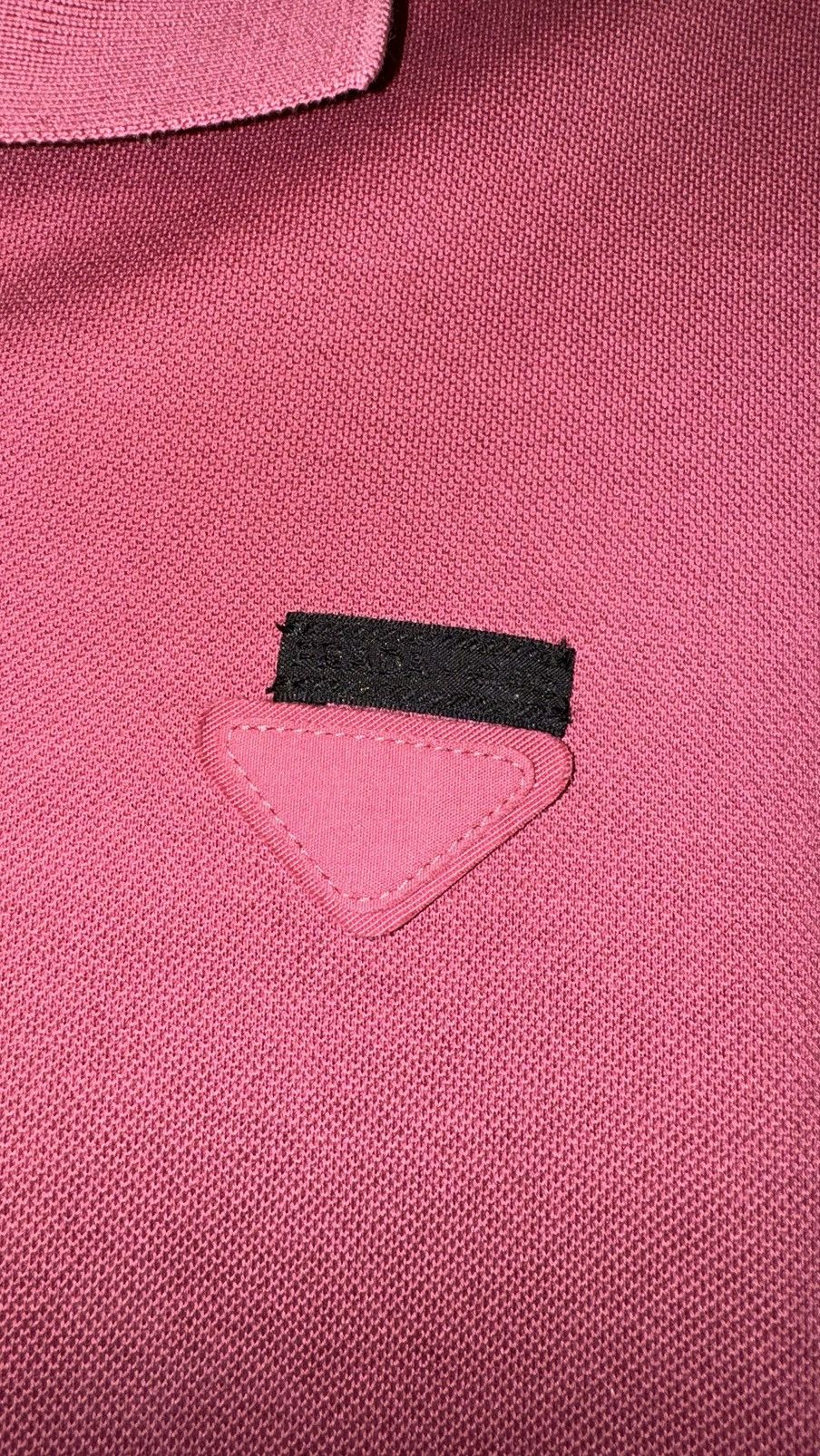 Prada Prada Coral Classic polo shirt with logo rare luxury Size US M / EU 48-50 / 2 - 4 Thumbnail
