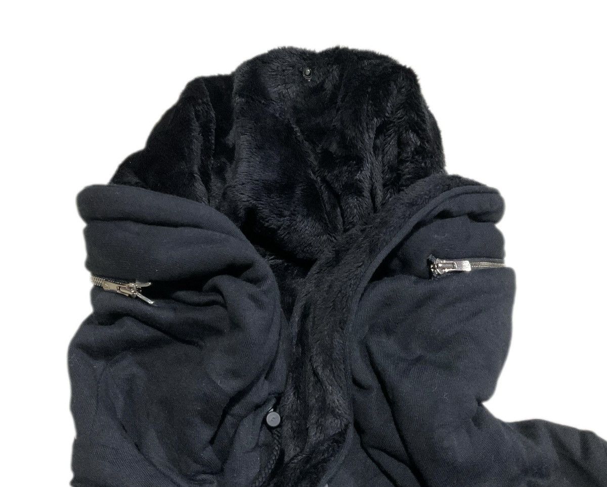 Bajra × Japanese Brand × Le Grande Bleu (L.G.B.) 🔥Sick Y2K Bajra Bono Jacket Fur Lining Zipper Hoodie Size US XS / EU 42 / 0 - 6 Thumbnail