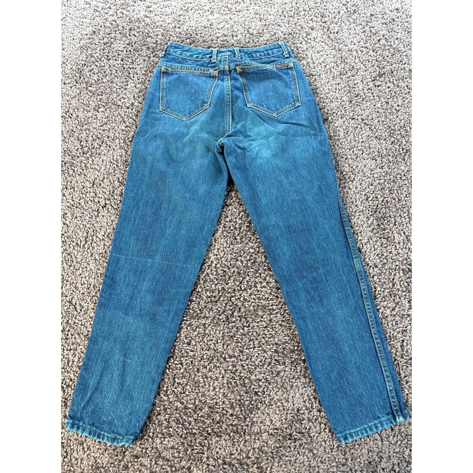 Vintage VINTAGE Sasson Mom Jeans High Rise 26x27 Distressed Blue Denim 90s Women Jeans Women M Size 26" / US 2 / IT 38 - 7 Thumbnail