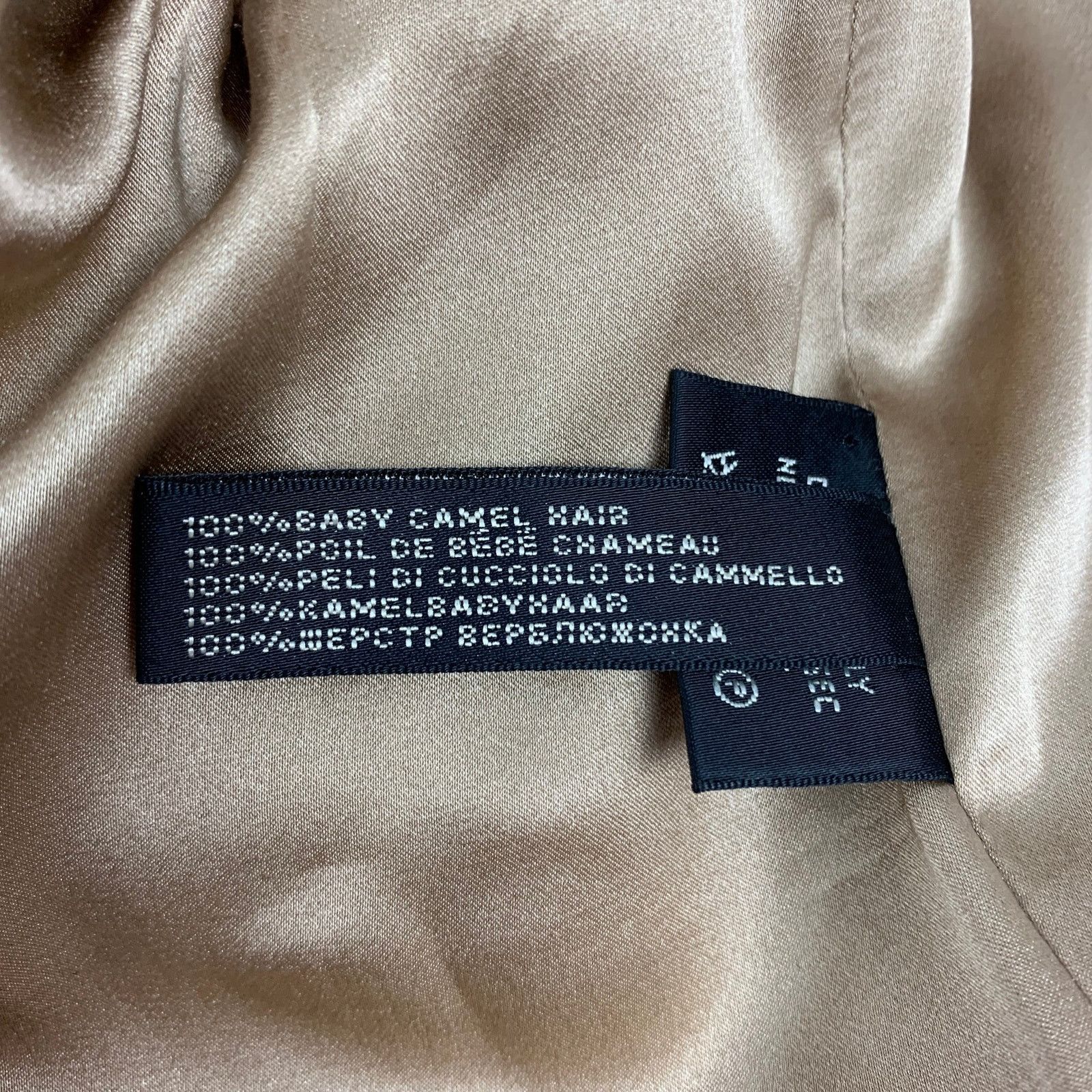 Ralph Lauren 12 Camel Baby Camel Hair Biker Skirt Suit Size 34" / US 12 / IT 48 - 6 Thumbnail