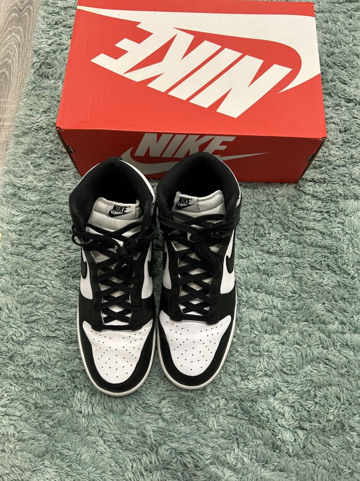 Nike Nike Dunk High Panda Size US 9.5 / EU 42-43 - 6 Thumbnail