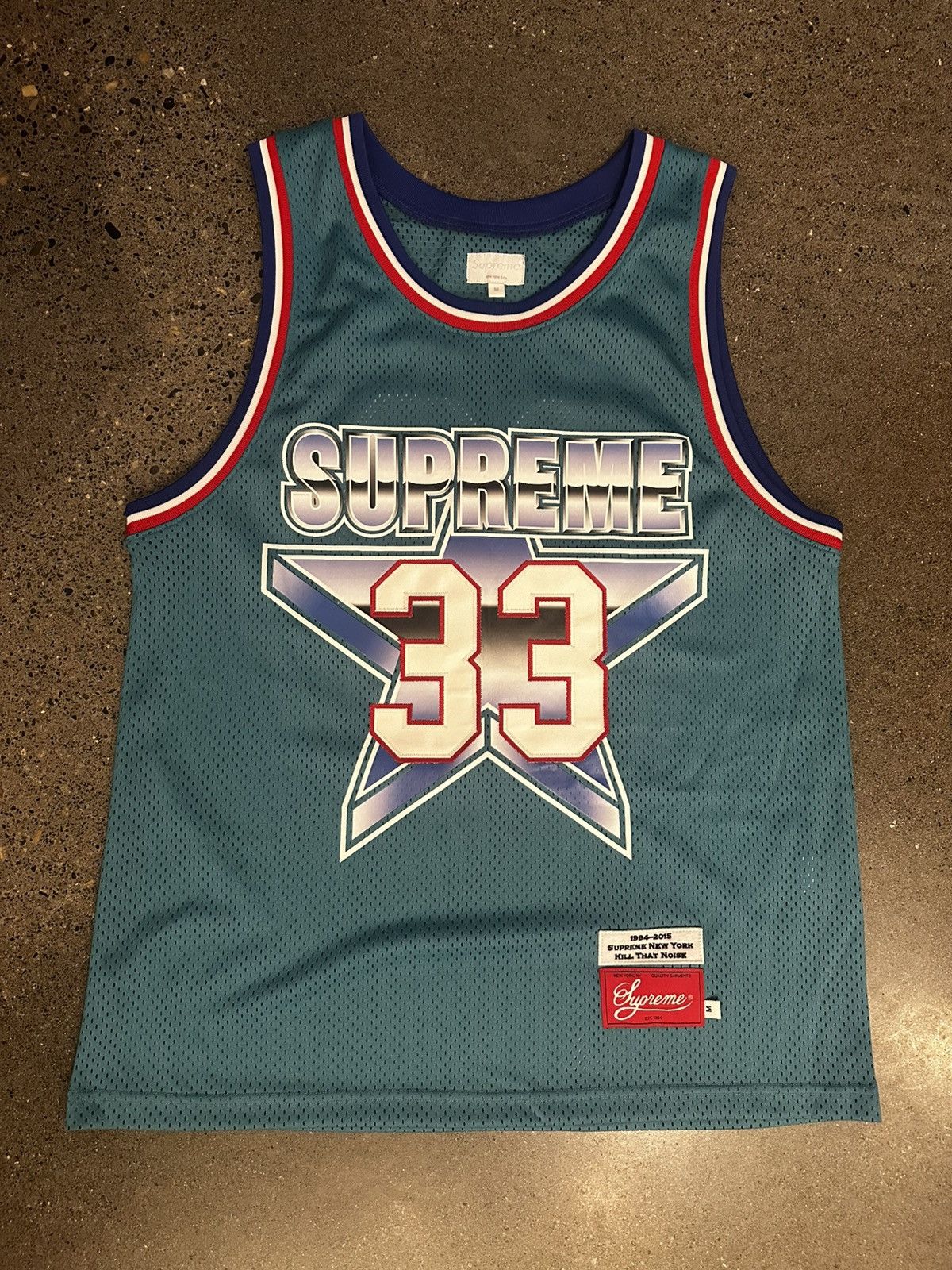 Supreme Teal supreme allstar basketball jersey SS15 Size US M / EU 48-50 / 2 - 1 Thumbnail