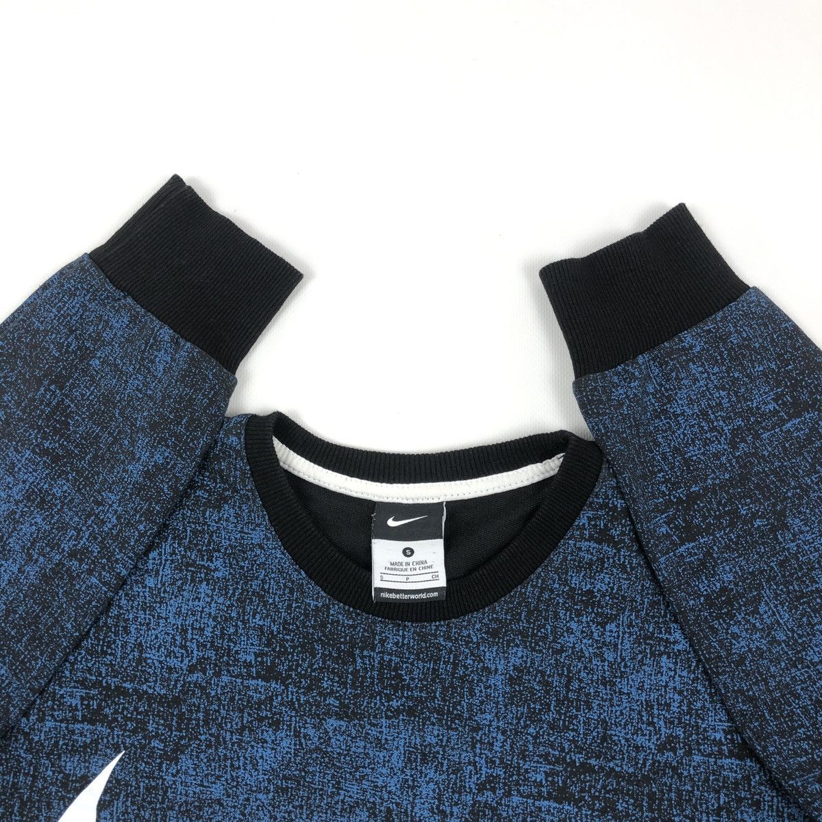 Nike CENTER SWOOSH Big Print Long Sleeve Sweater Jumper Vintage Size M / US 6-8 / IT 42-44 - 6 Thumbnail