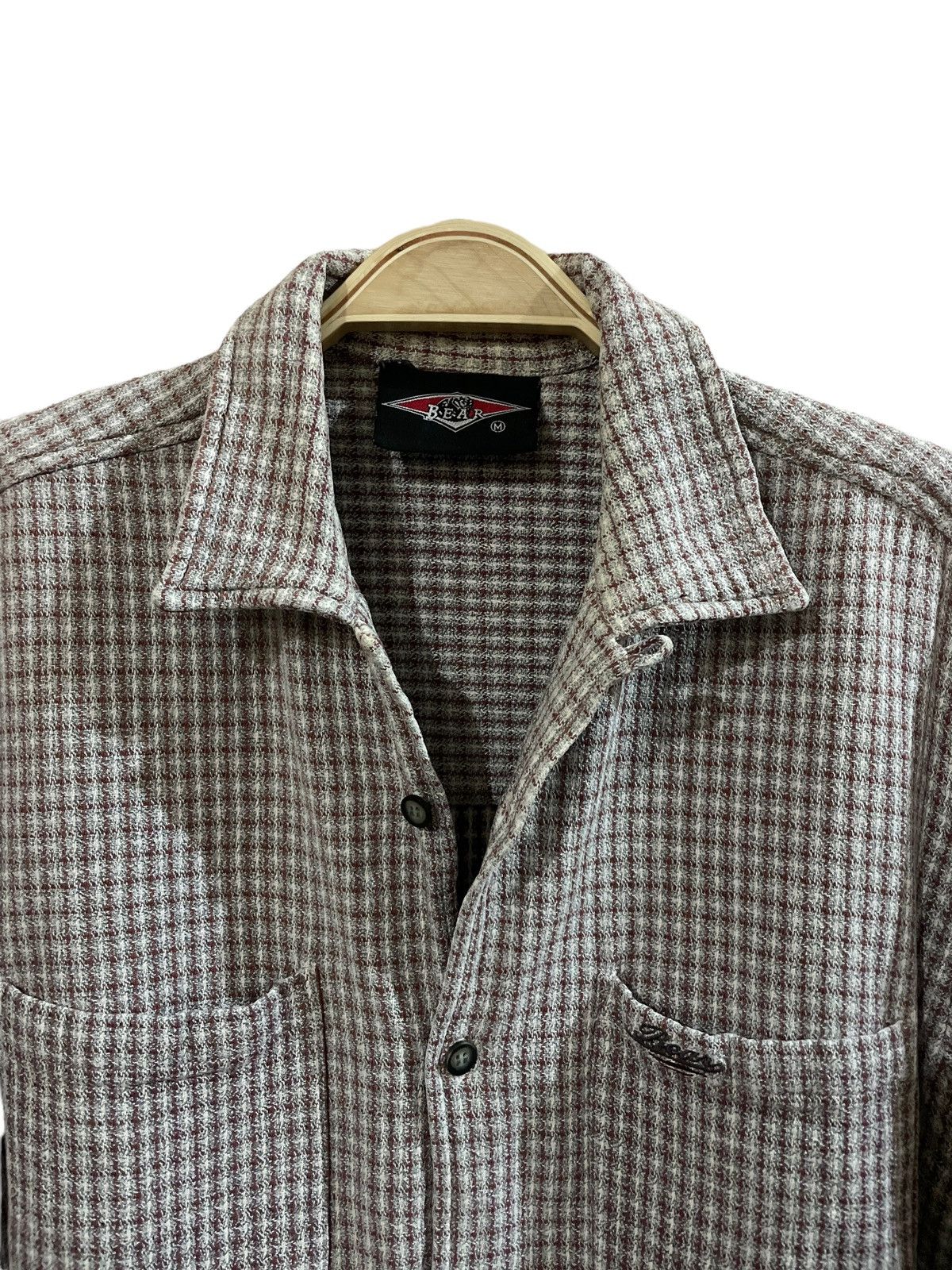 Flannel × Vintage Vintage Designer BEAR Wool Tartan Plaid Flannel Size US M / EU 48-50 / 2 - 8 Thumbnail