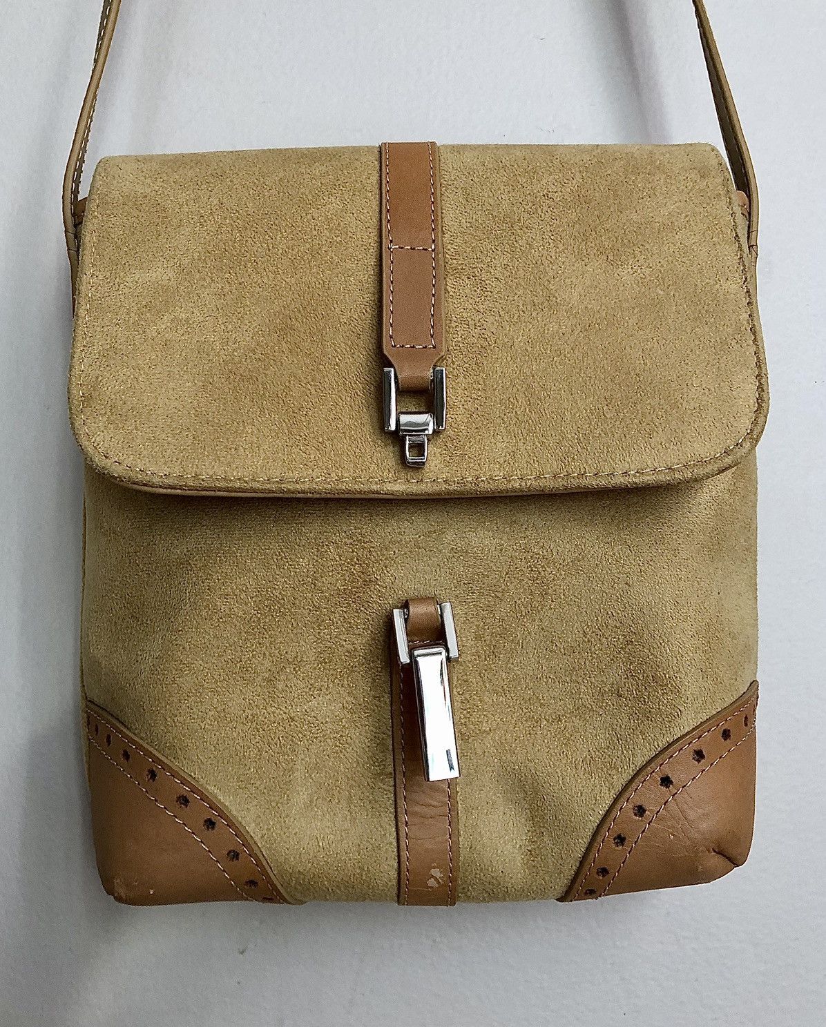 Hiroko Koshino Homme Hiroko Koshino Femme Vintage Suede Shoulder Bag Size ONE SIZE - 12 Thumbnail