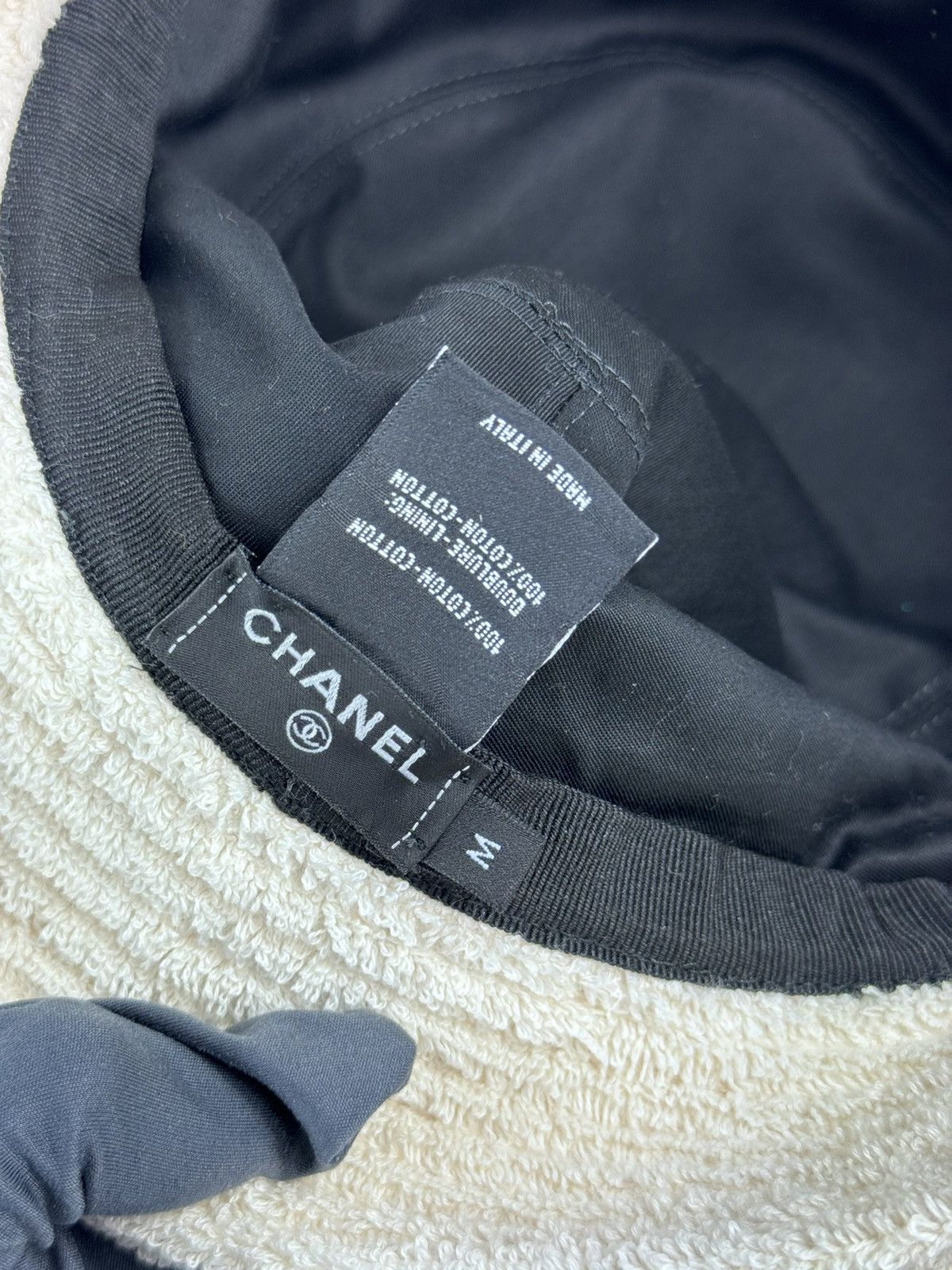 Chanel LOGO TOWEL BUCKET HAT SIZE: M Size ONE SIZE - 4 Thumbnail