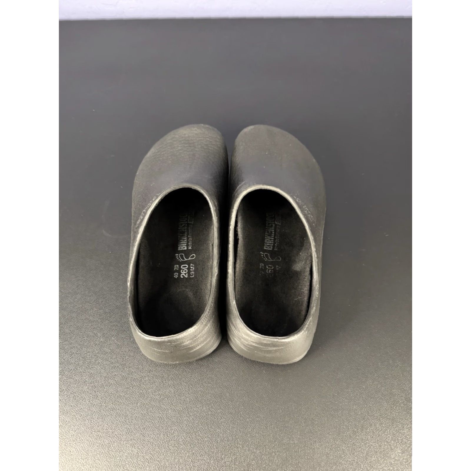 Birkenstock VINTAGE Birkenstock Birki Professional Unisex Profi Slip Resistant Sz 40 Black Clog Walking Slip Resistant Mens Womens Size ONE SIZE - 6 Thumbnail