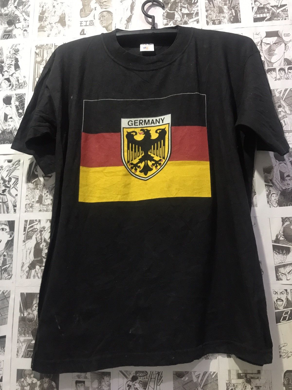 Vintage Vintage 80s 90s Germany Flag T-Shirt Size US XL / EU 56 / 4 - 3 Thumbnail