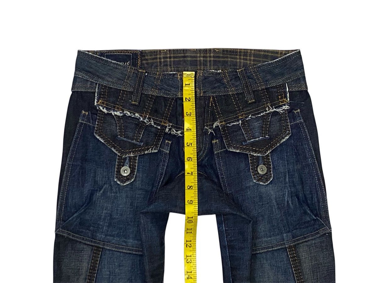 Marithe + Francois Girbaud Marithe Francois Girbaud Spiral Cut Denim Pants Size 28" / US 6 / IT 42 - 20 Thumbnail