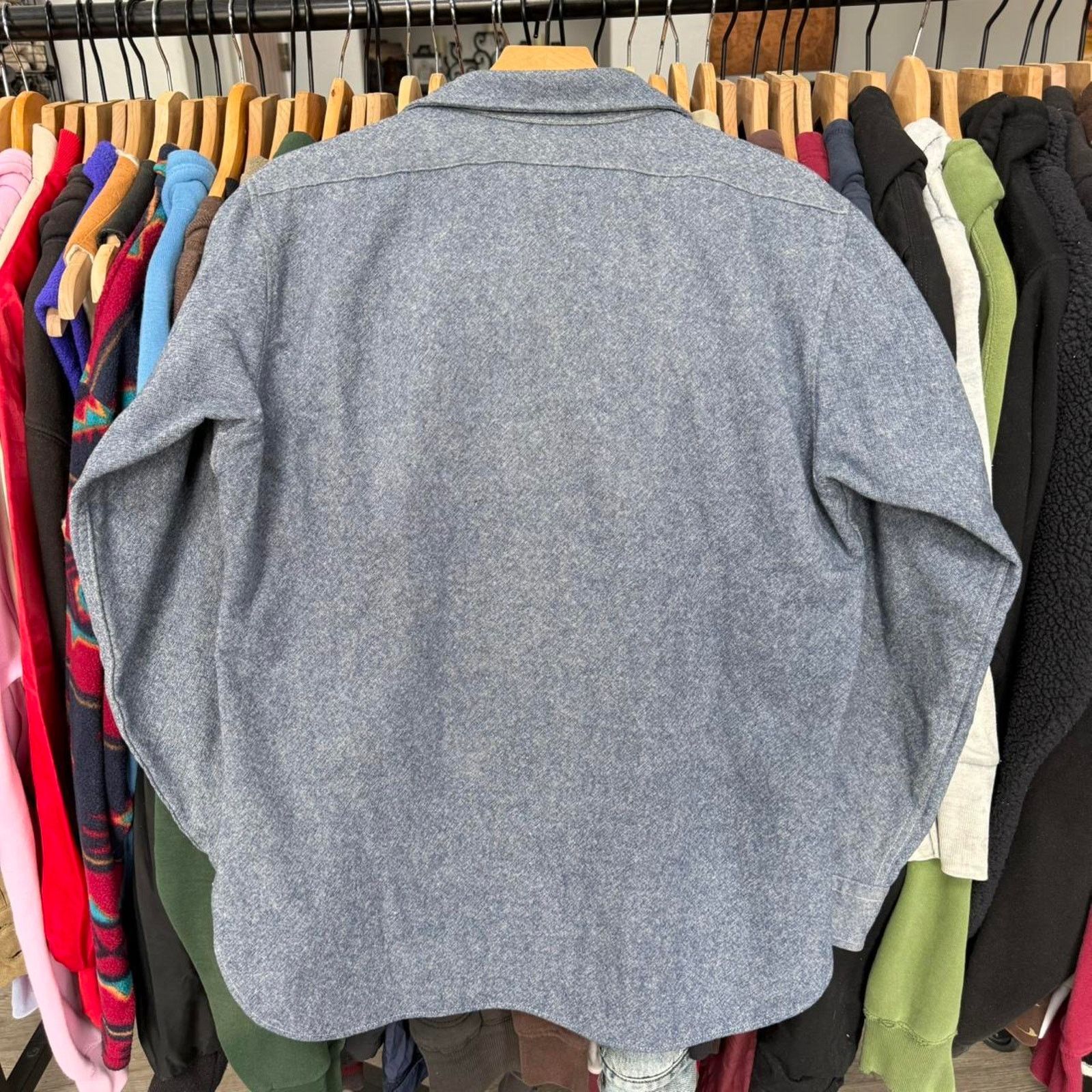 Pendleton Vintage Pendleton Late 60s Flannel Elbow Patches Blue Size US L / EU 52-54 / 3 - 8 Thumbnail