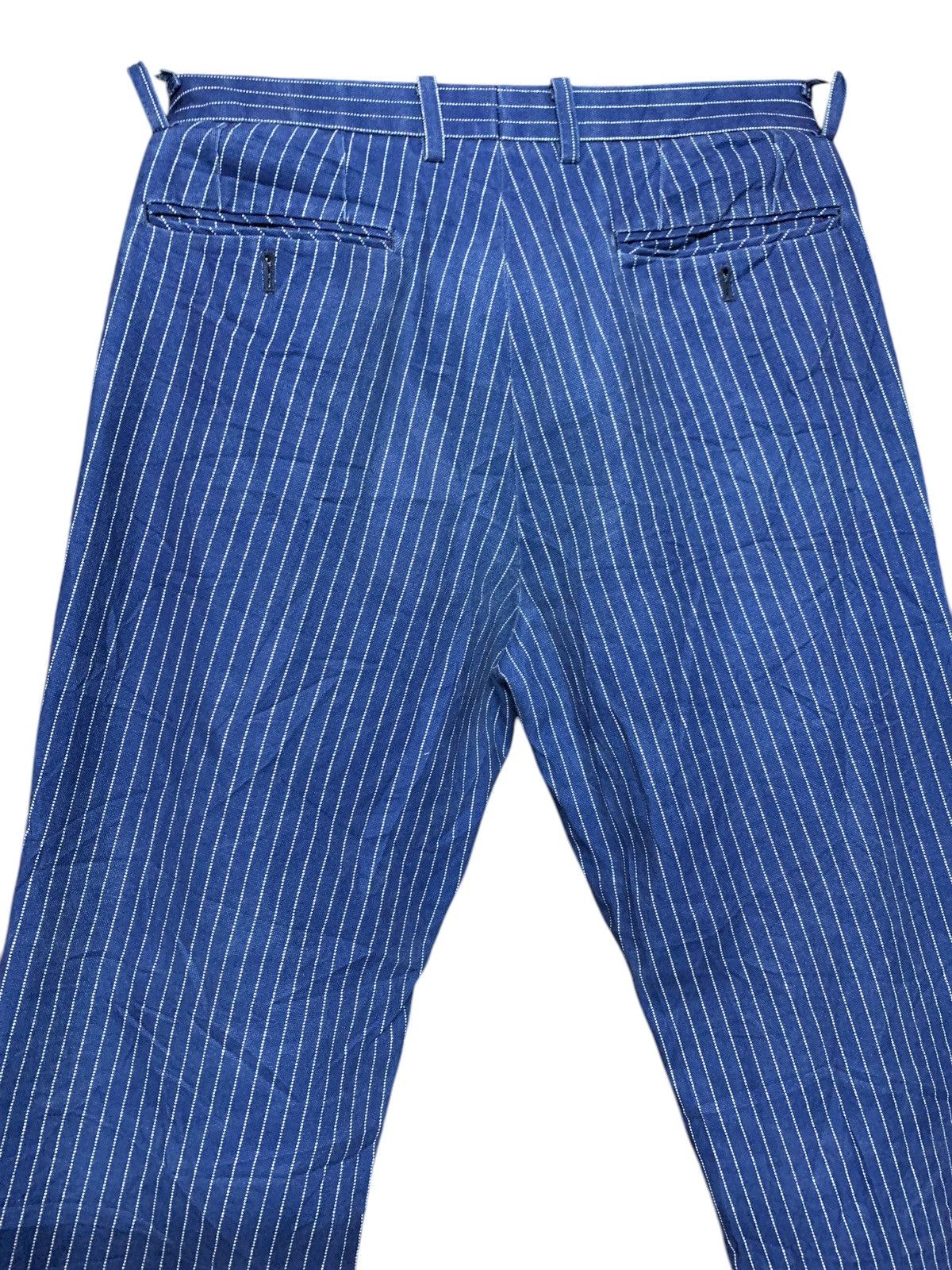 Japanese Brand Urban Research stripe pants Size US 34 / EU 50 - 10 Thumbnail