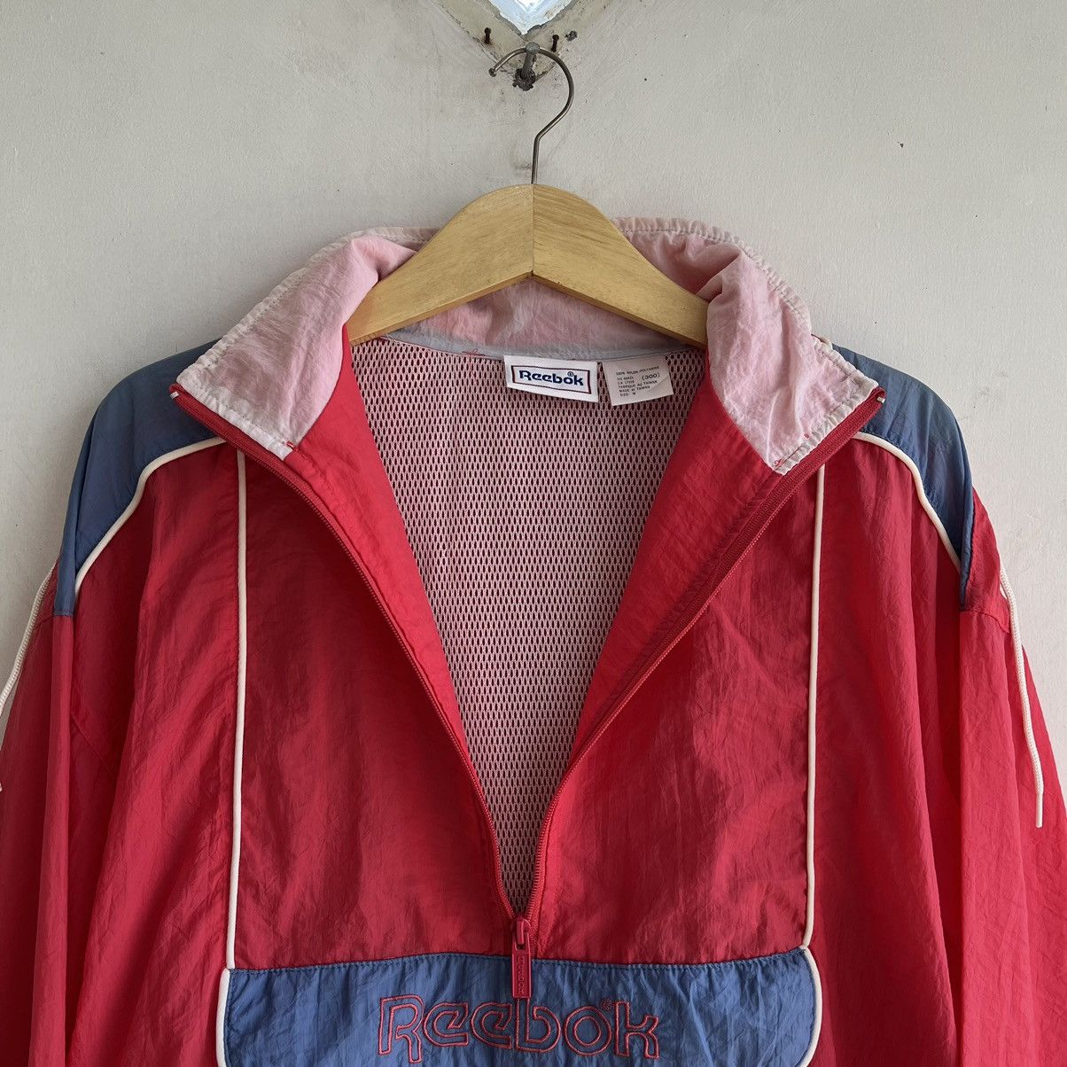 Reebok × Vintage Vintage 80's rebook Anorak Half Zipp Size US M / EU 48-50 / 2 - 4 Thumbnail