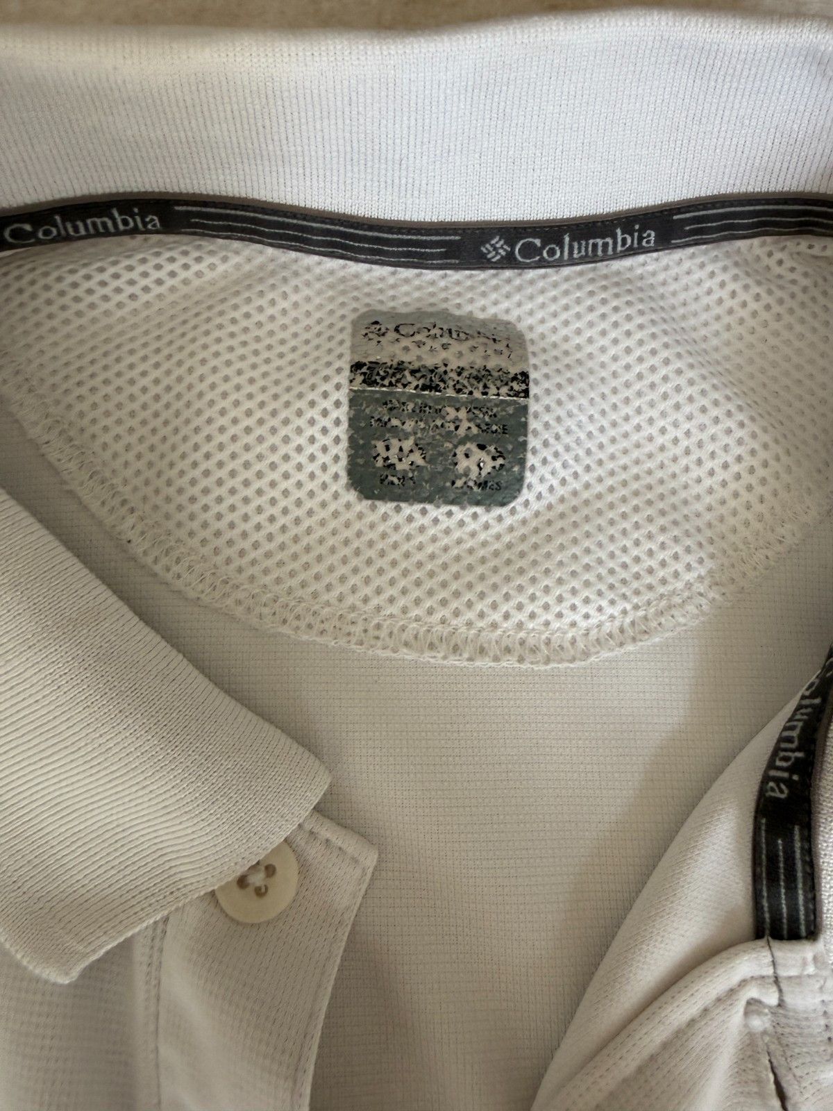Columbia Columbia Polo Shirt Mens XXL White PFG Titanium Fishing Out Size US XXL / EU 58 / 5 - 5 Thumbnail