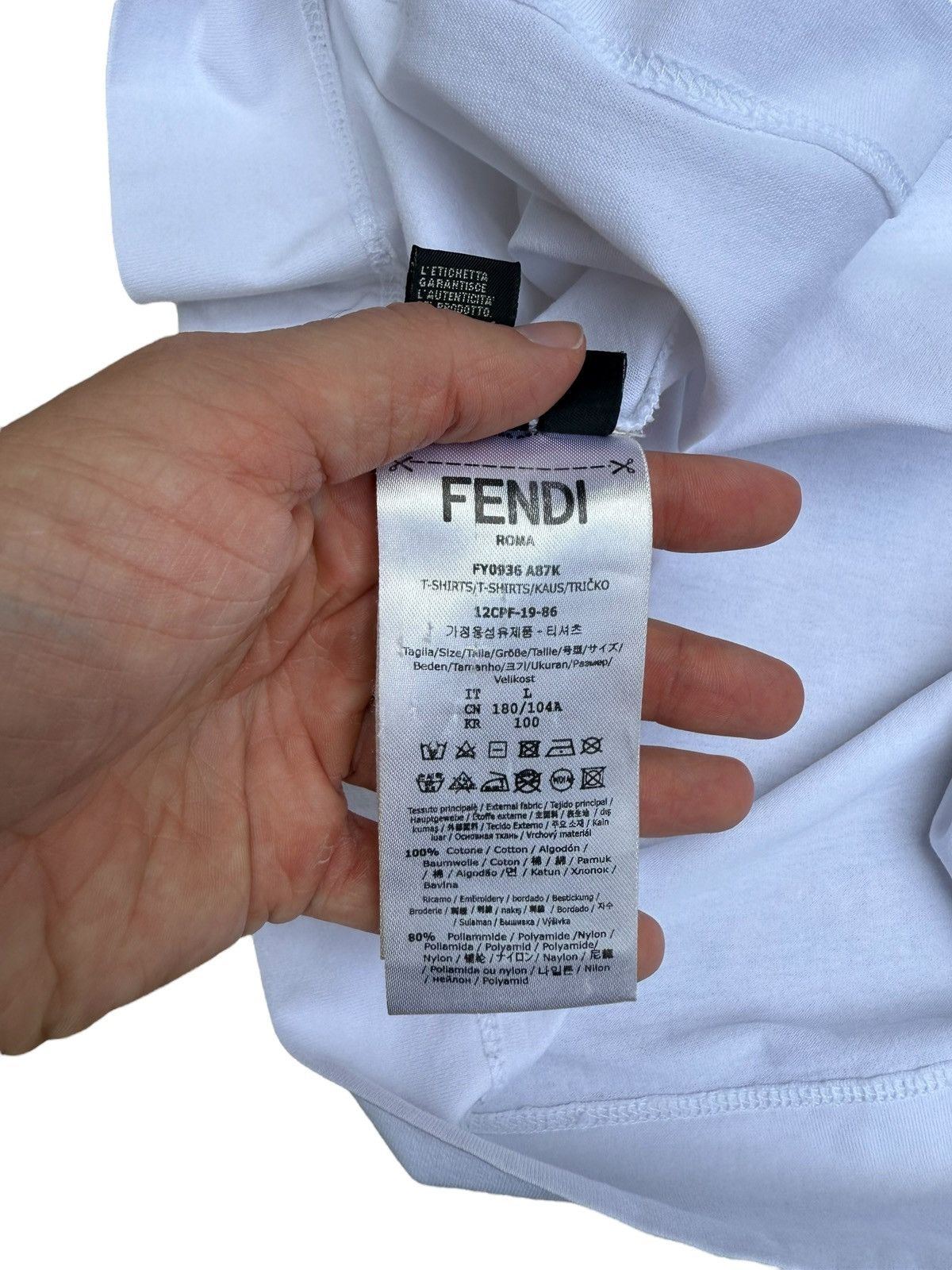 Fendi Fendi Roma t shirt Size US L / EU 52-54 / 3 - 8 Thumbnail