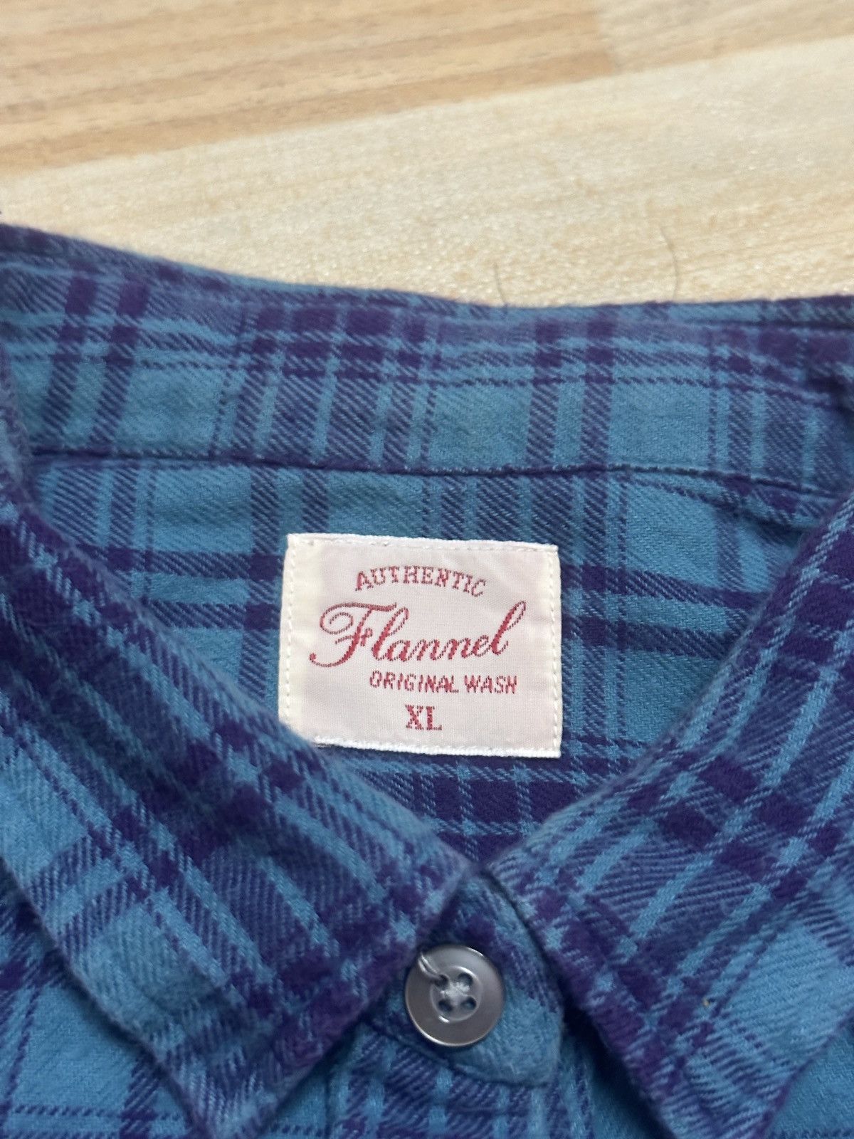 Flannel × Uniqlo × Vintage Flannel Longsleeve Uniqlo Buttons Shirt Size US M / EU 48-50 / 2 - 5 Thumbnail