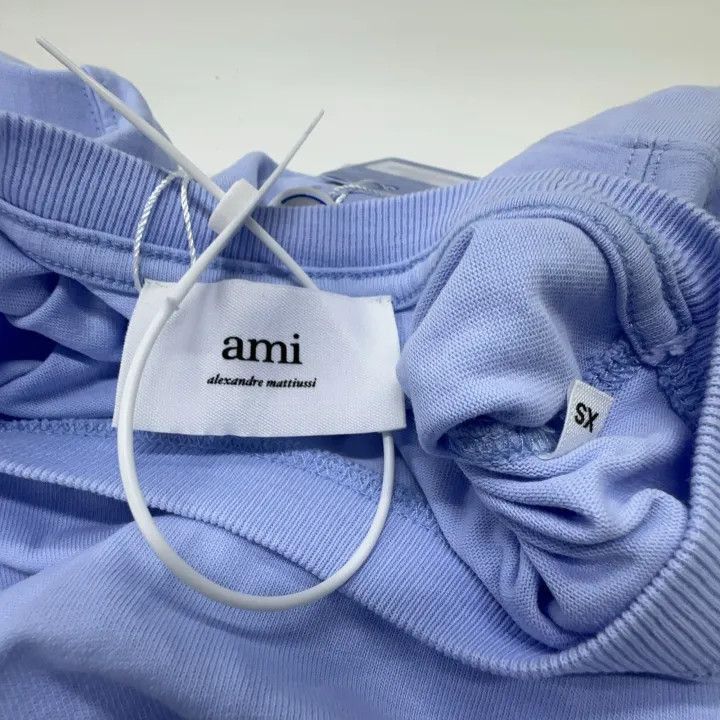 AMI AMI SS22 Heart Logo Embroidered T-Shirt -2507 Size US XS / EU 42 / 0 - 5 Thumbnail