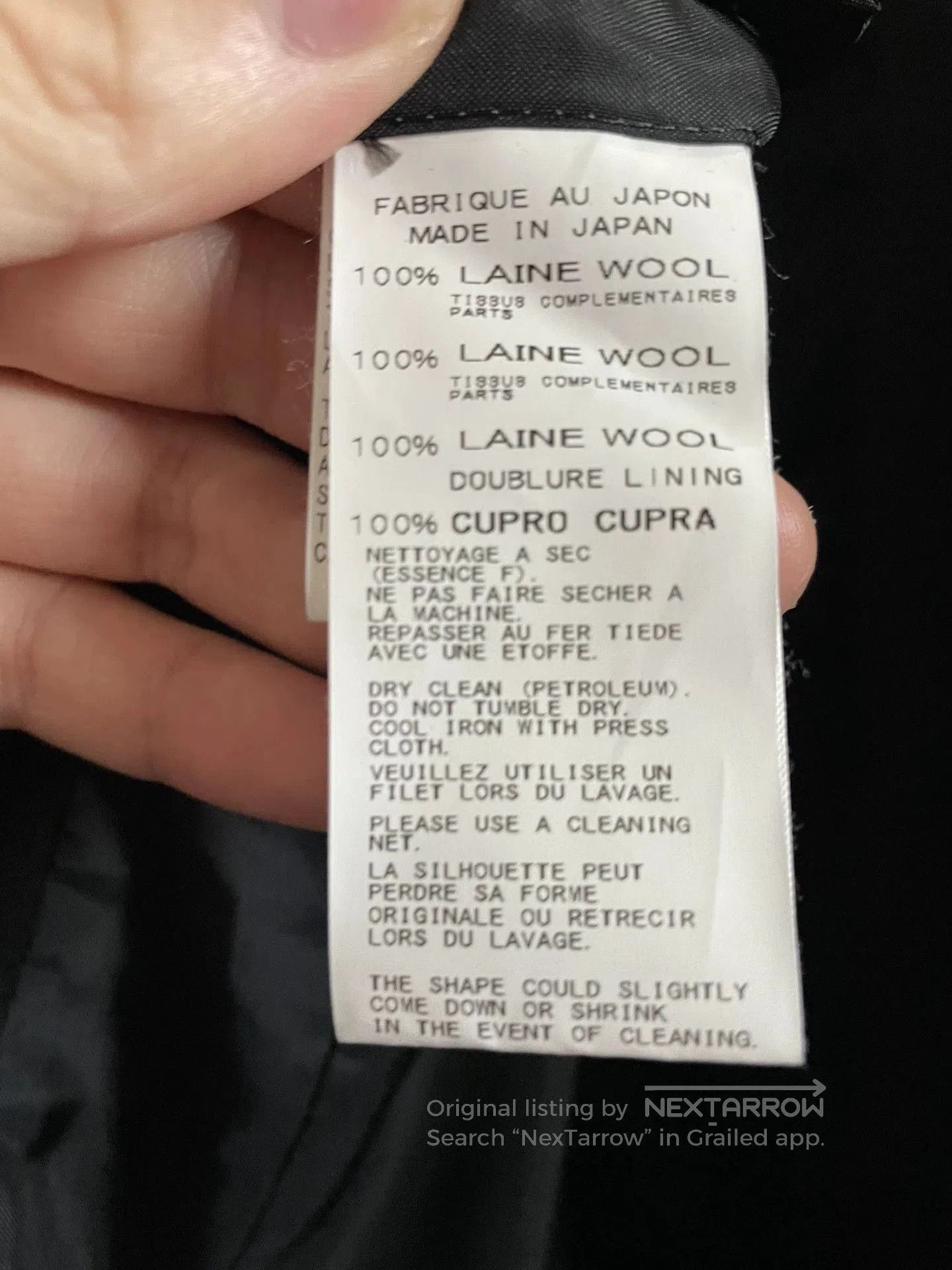 Yohji Yamamoto Yohji Yamamoto Black and Gray Jacket. Size US M / EU 48-50 / 2 - 6 Thumbnail