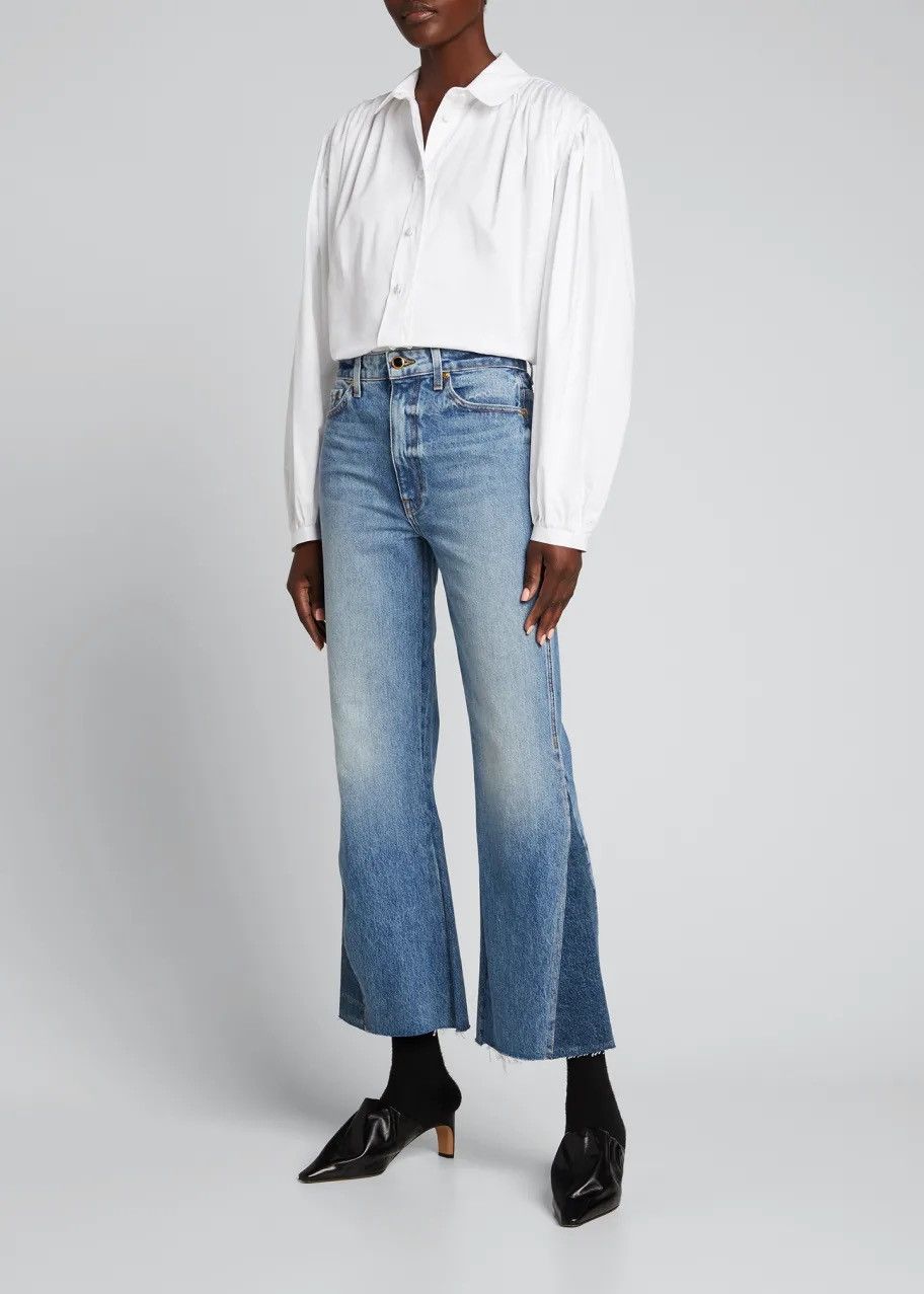 KHAITE khaite layla jeans Size 25" / US 0 / IT 36 - 2 Thumbnail