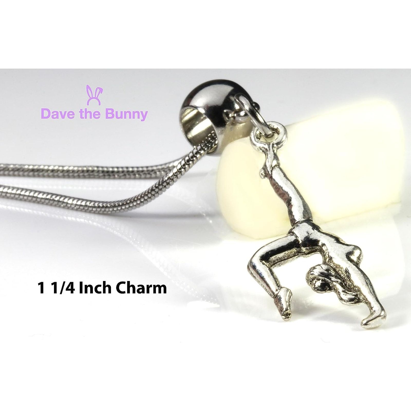 & Other Stories Gymnastics Necklace - Dancer Gifts for Recital Ballet Gifts Size ONE SIZE - 3 Thumbnail