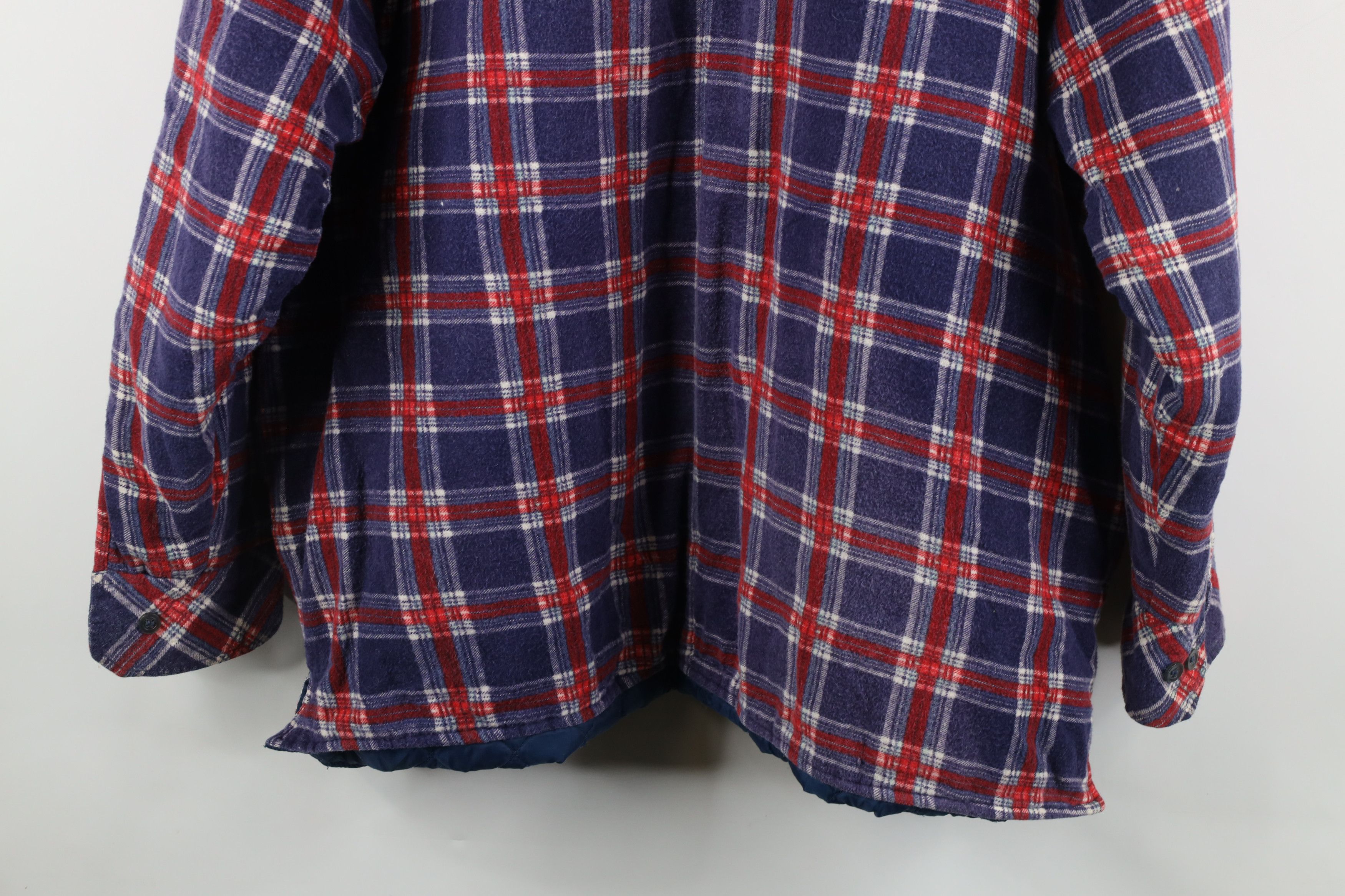 Vintage Vintage 90s Streetwear Flannel Shirt Jacket Jac Shirt Size US XL / EU 56 / 4 - 15 Thumbnail