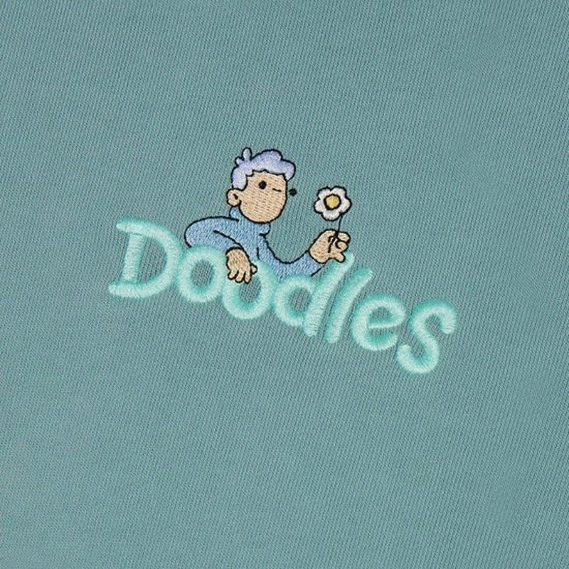 Other The Doodles Hap Hoodie Dusty Blue Size US XL / EU 56 / 4 - 2 Thumbnail