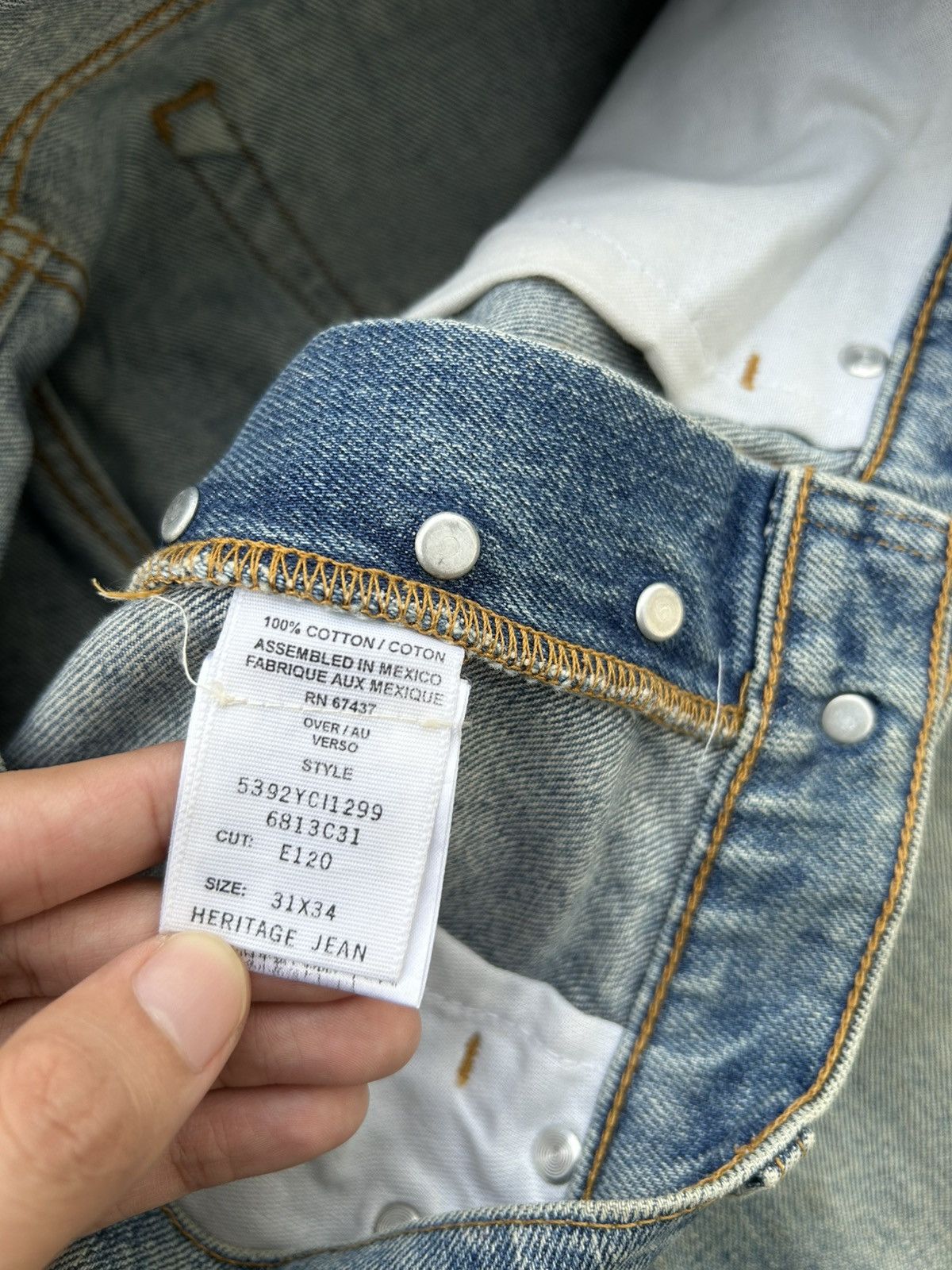 Polo Ralph Lauren Thrashed Vintage Polo Ralph Lauren Distressed Denim Jeans Size US 31 - 9 Thumbnail