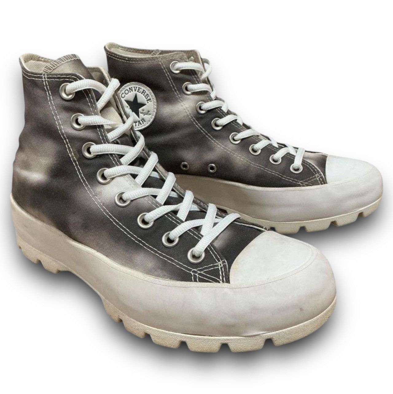 Converse Converse Chuck Taylor Cloudy Lugged Platform Hi Top Sneakers Size US 10 / IT 40 - 9 Thumbnail