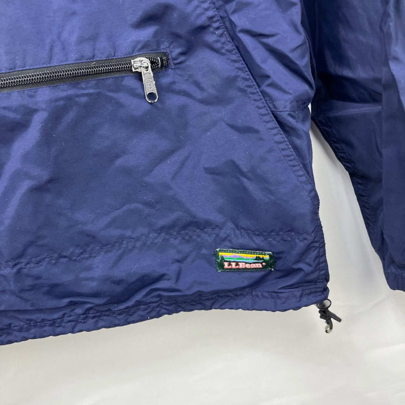 L.L. Bean Vintage 90s LL Bean Pullover Anorak Hooded Jacket Medium Size US M / EU 48-50 / 2 - 2 Thumbnail