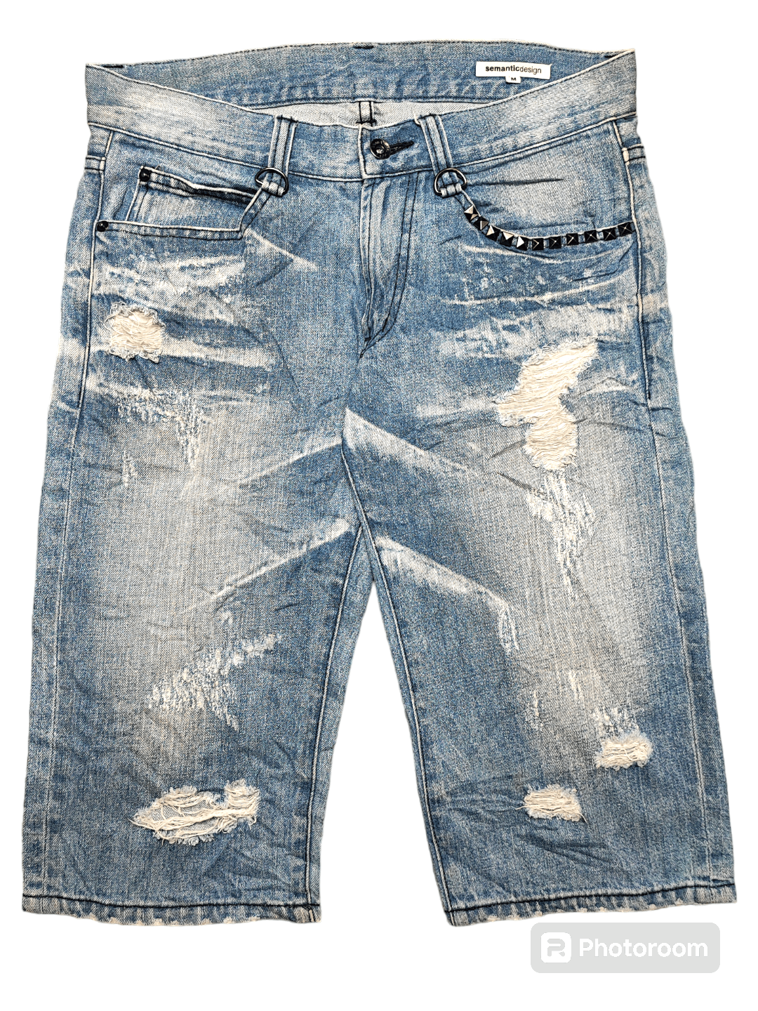 Distressed Denim Semantic Design Grunge Punk Jeans | Grailed