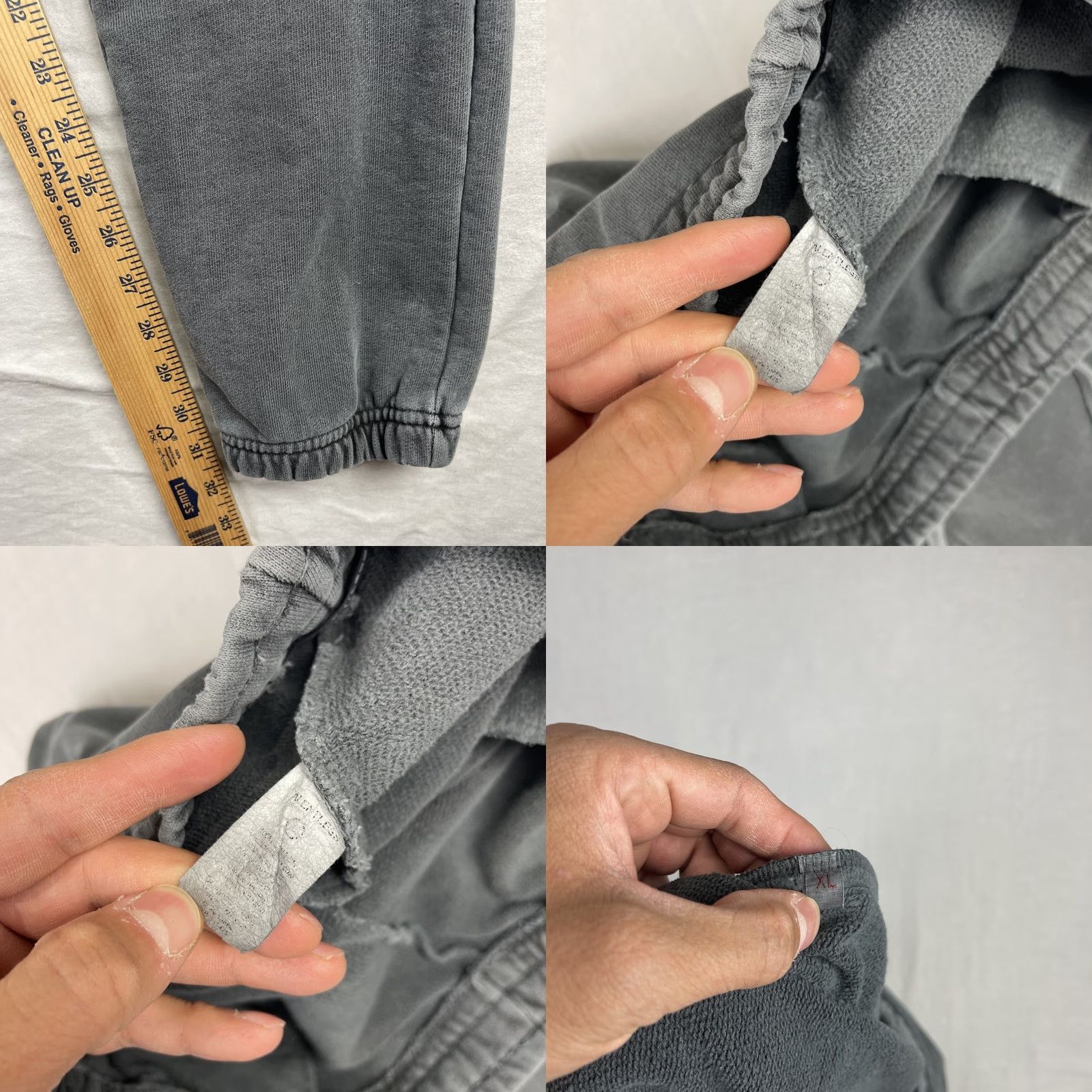 Talentless Talentless Pants Mens XL Gray Sweatpants Joggers Heavyweight Tapered Athleisure Size US 36 / EU 52 - 8 Thumbnail