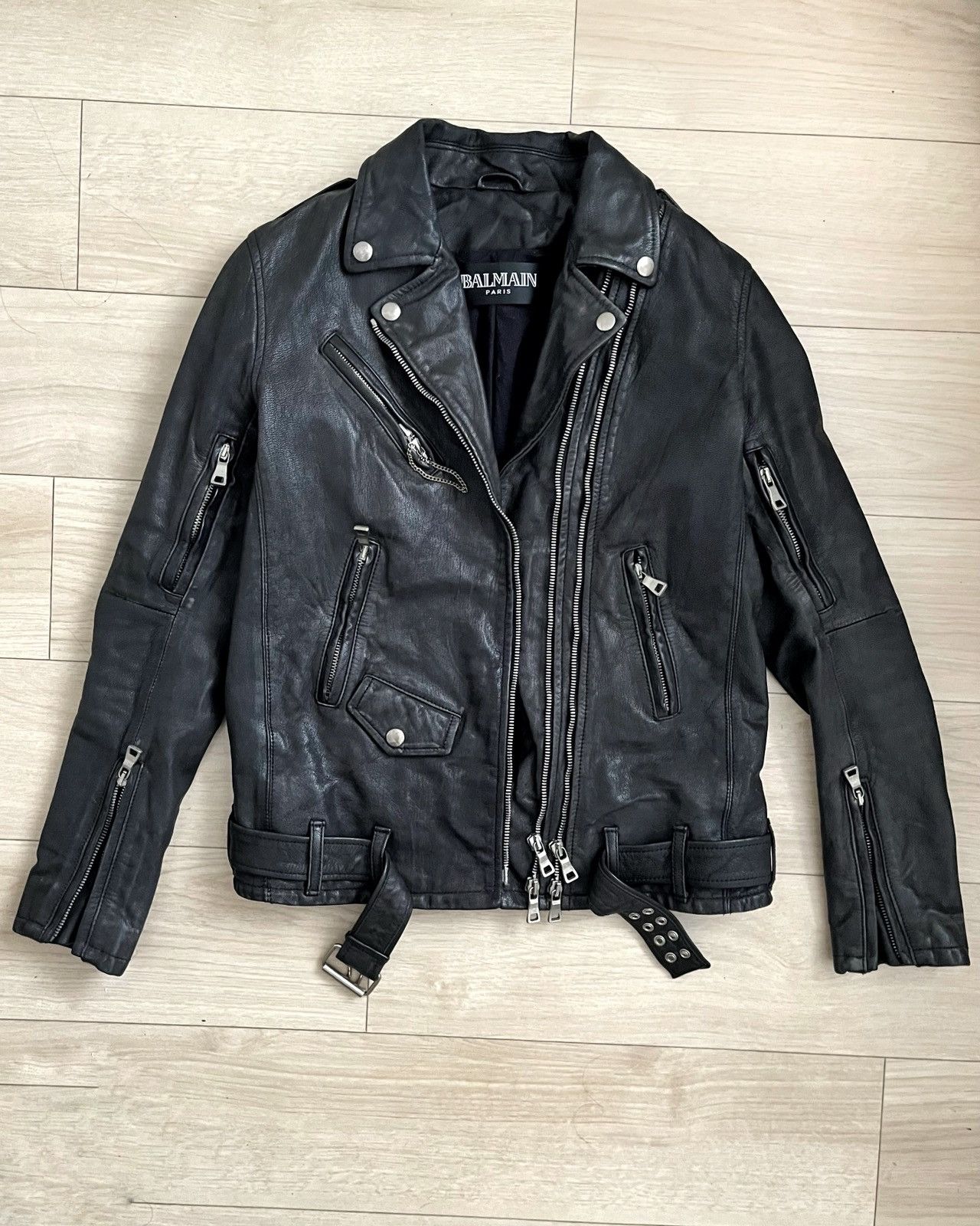 Balmain Balmain Spring Summer 2011 leather jacket by Decarnin 