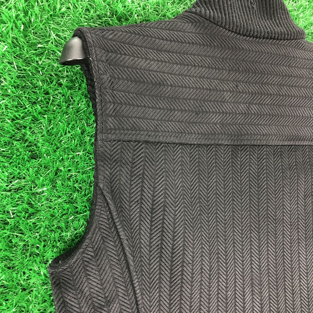 Dior Vintage Christian Dior Sports Herringbone Zipper Vest Size S / US 4 / IT 40 - 10 Thumbnail