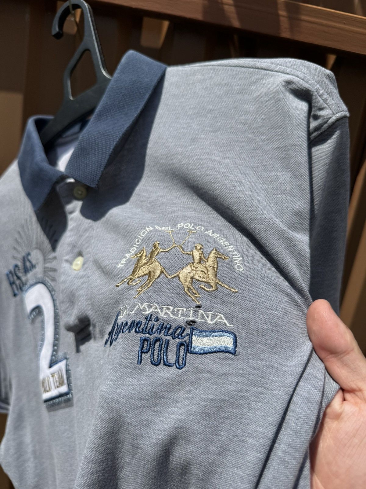 Vintage Vintage La Martina Ralph Lauren Style Polo shirt Size US S / EU 44-46 / 1 - 4 Thumbnail