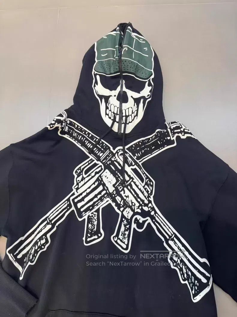 Vetements VETEMENTS Skull double-gun zipper hoodie Size US M / EU 48-50 / 2 - 1 Thumbnail