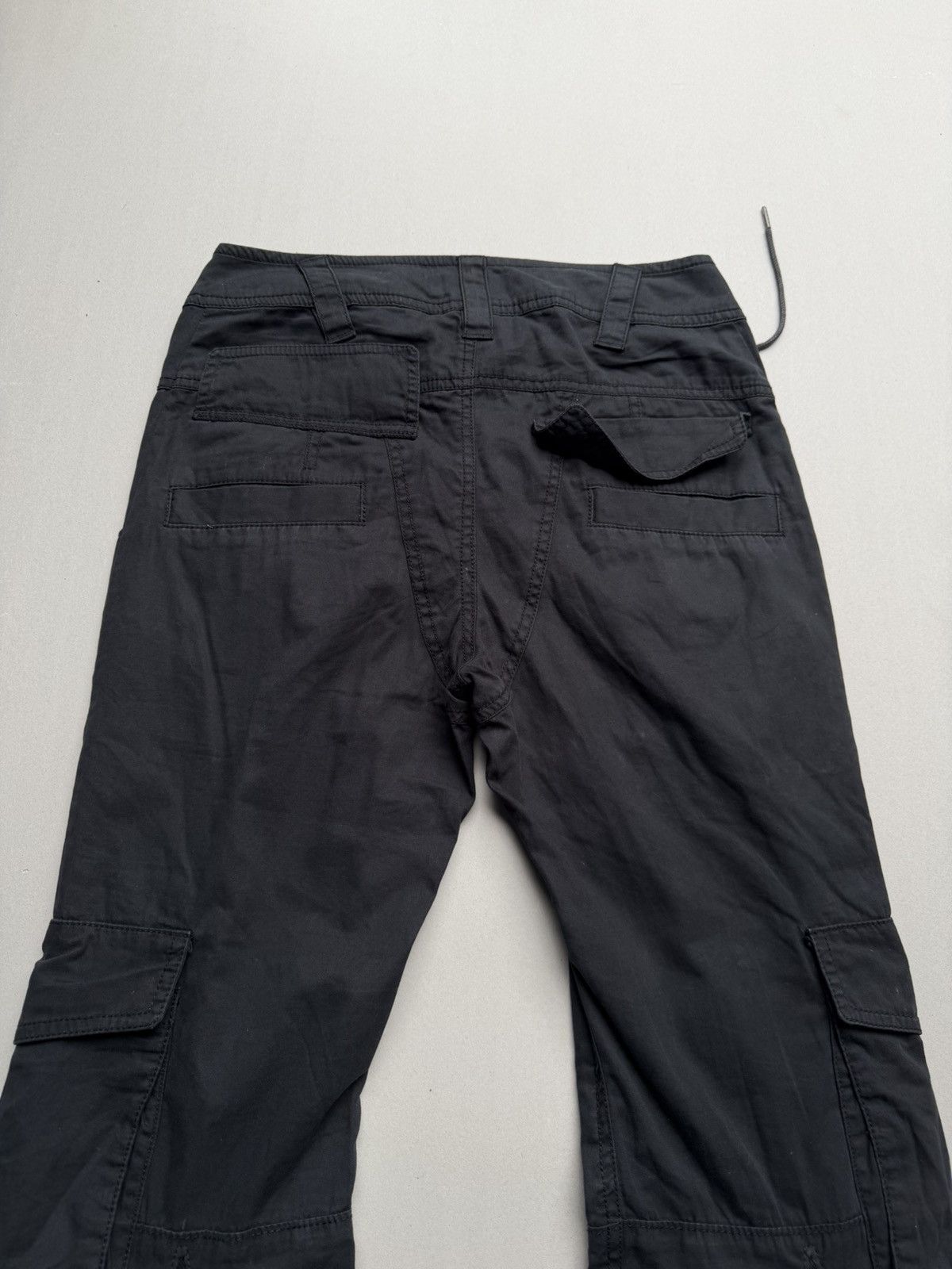 Japanese Brand Asymetricl lace-up flare cargo pants Size US 28 / EU 44 - 6 Thumbnail