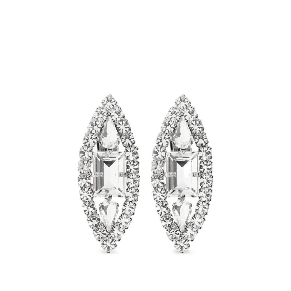 Alessandra Rich Alessandra Rich SILVER Earrings Size ONE SIZE - 1 Thumbnail