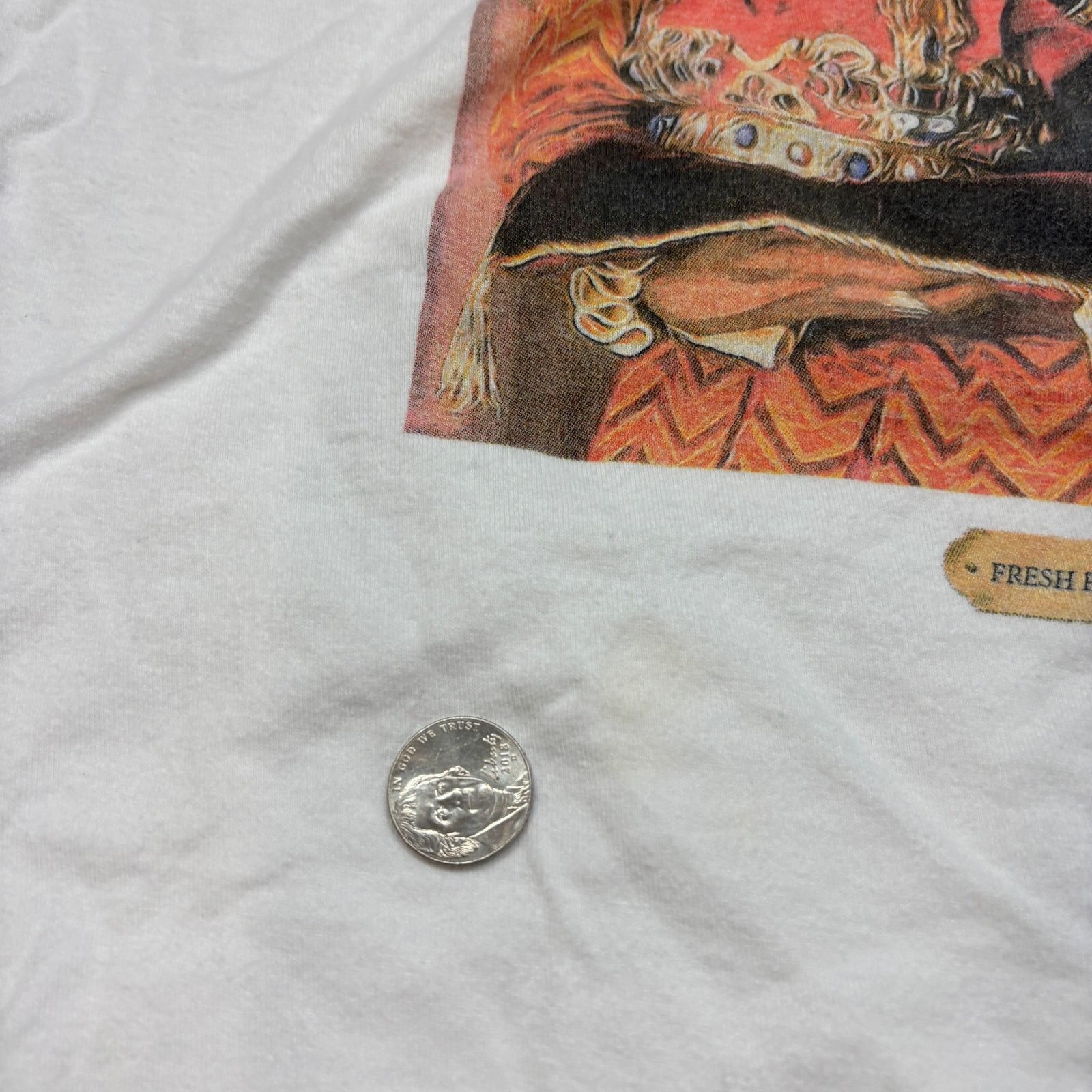 Cross Colours × Rap Tees × Vintage VTG Cross Colours Hip Hop Royalty Fresh Prince Shirt Men's M Size US M / EU 48-50 / 2 - 9 Thumbnail