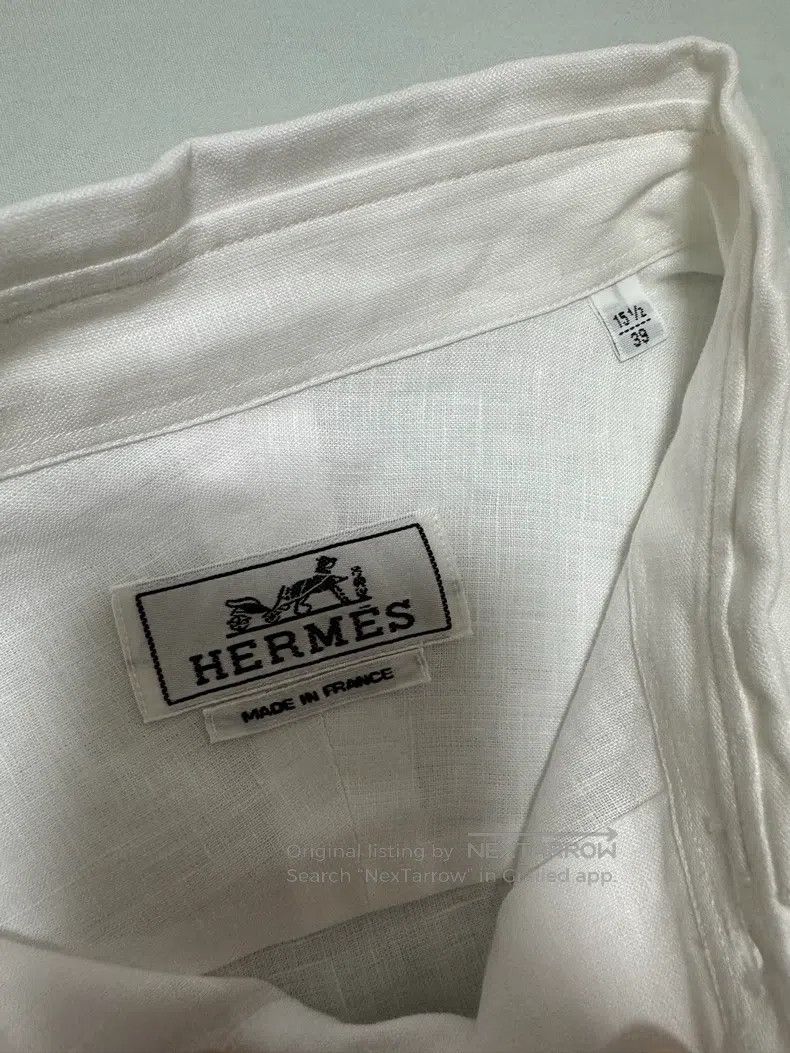 Hermes Hermes size 39 Linen shirt, 100% linen Size US L / EU 52-54 / 3 - 7 Thumbnail