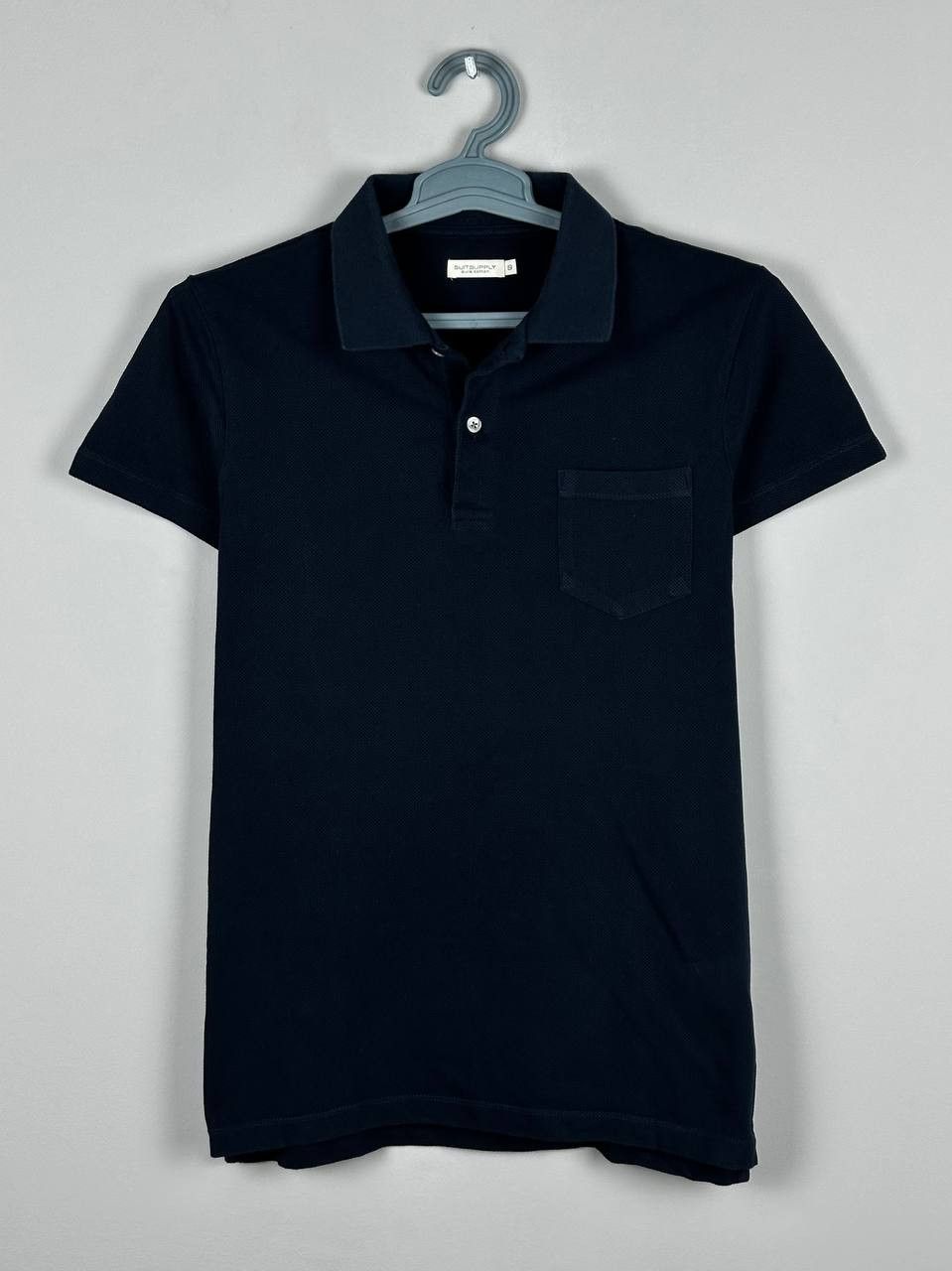 Suitsupply Suitsupply Navy Luxury Cotton Pocket Polo T Shirt Size US S / EU 44-46 / 1 - 2 Thumbnail