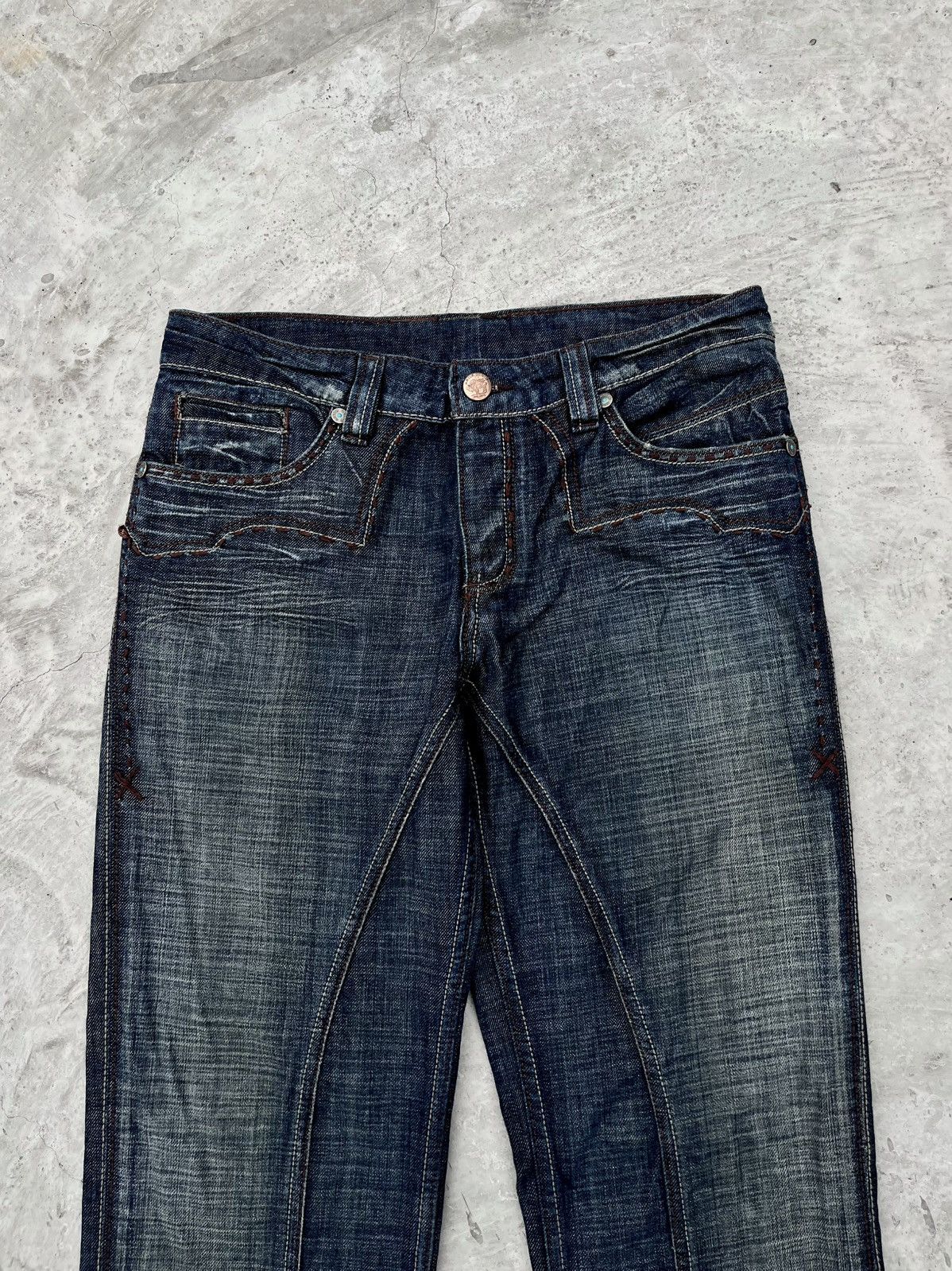 Antik Denim Vintage Antik Denim Studded Embroidery Jeans Size US 32 / EU 48 - 7 Thumbnail