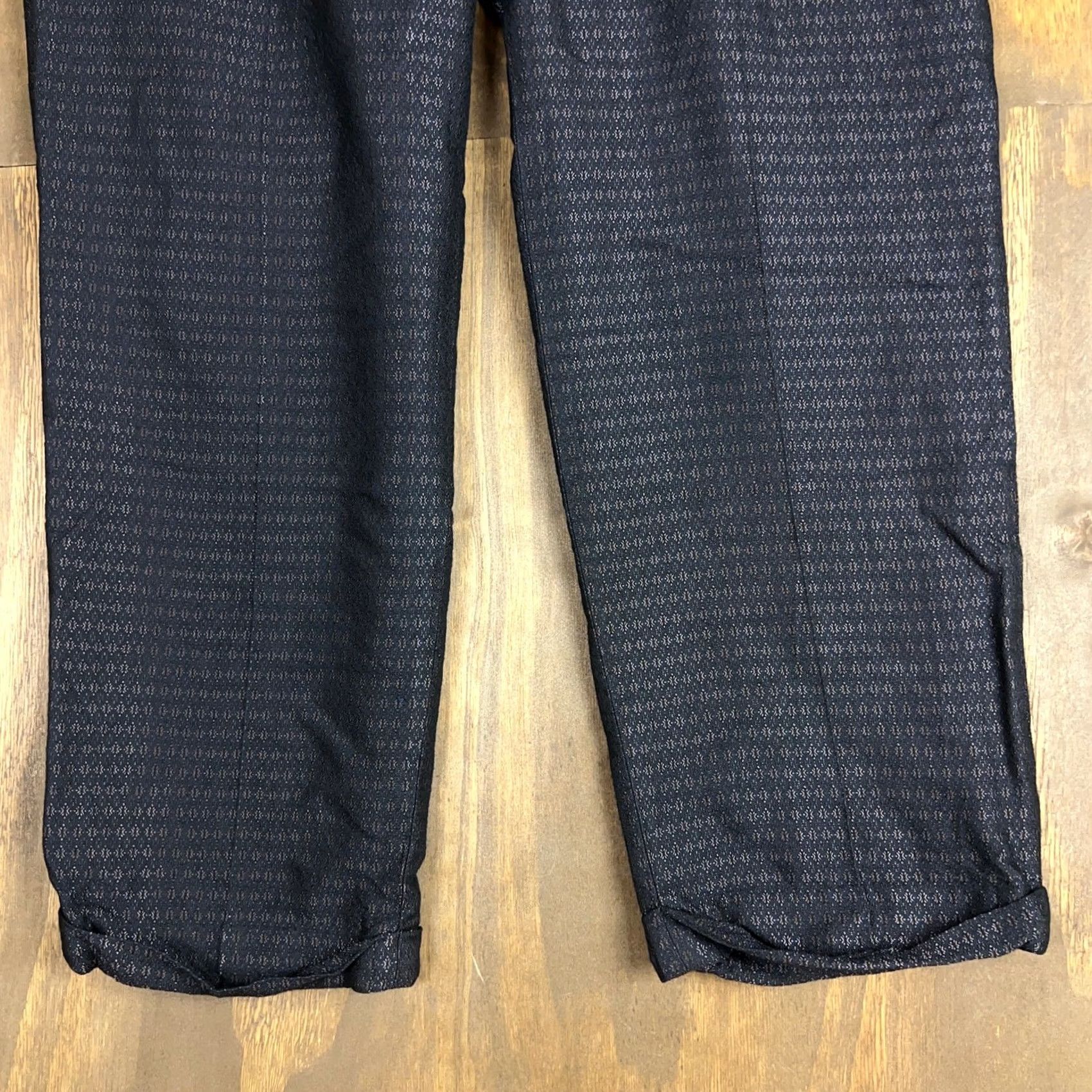 Banana Republic Banana Republic Womens Pants Purple Metallic Mid Rise Avery Fit Cuffed Hems 10 Size 24" / US 00 / IT 34 - 3 Thumbnail