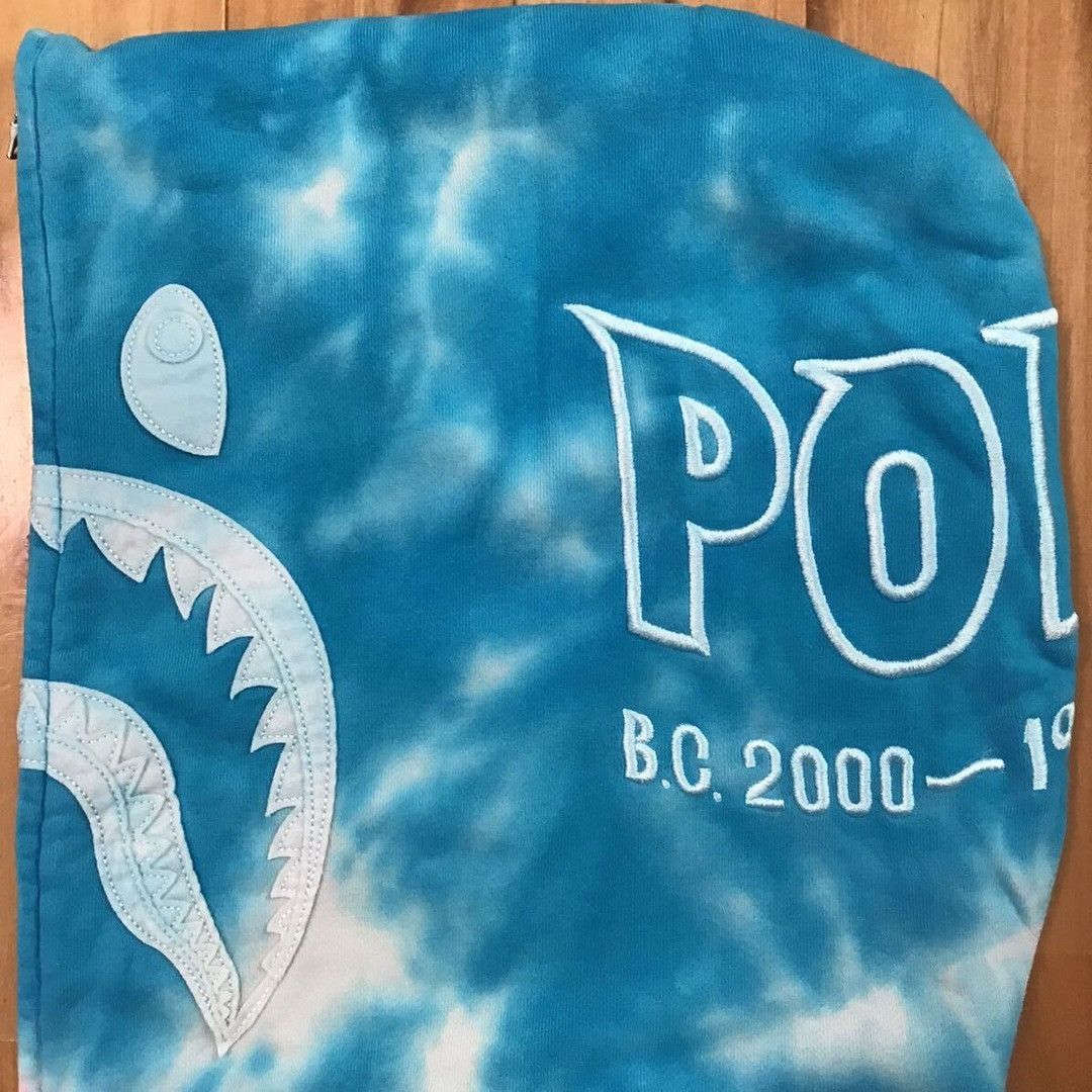 Bape BAPE Tie dye shark full zip hoodie a bathing ape Size US XL / EU 56 / 4 - 5 Thumbnail