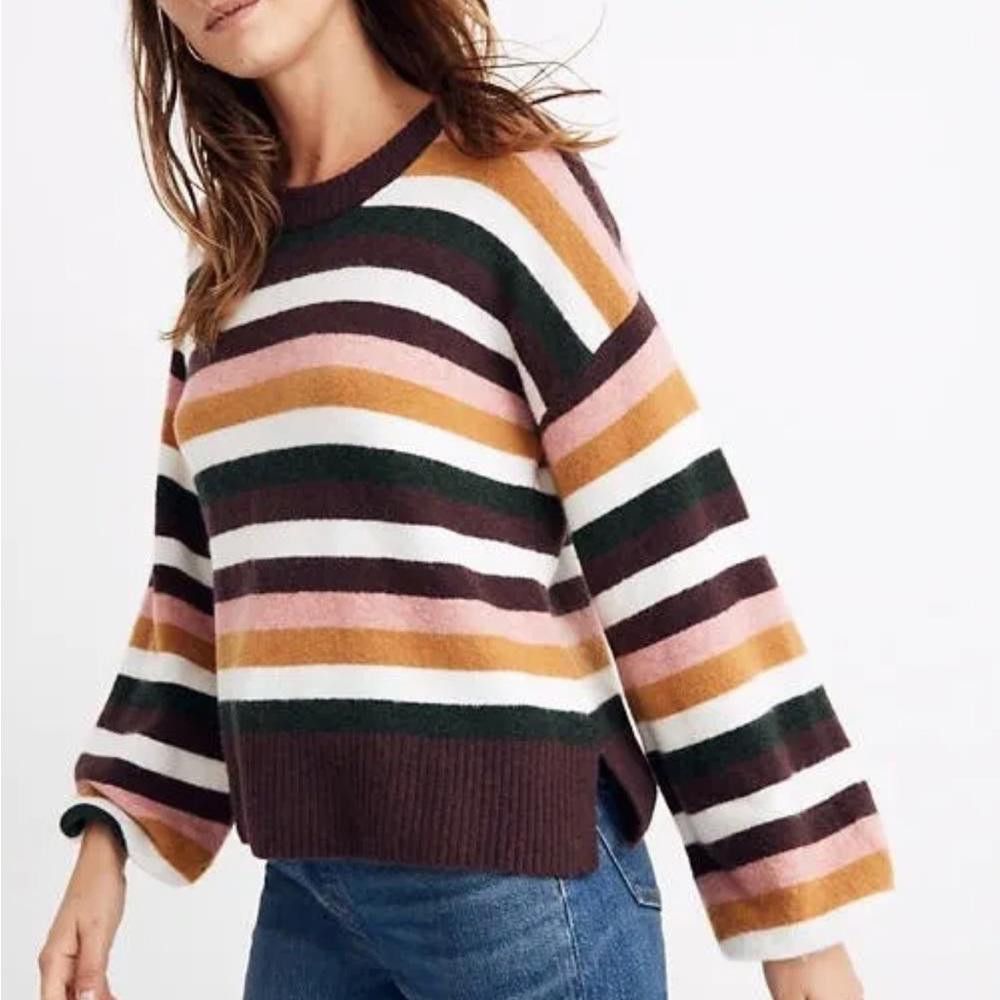 Madewell Madewell l Payton Sweater Balloon Sleeve Coziest Yarn Medium Size M / US 6-8 / IT 42-44 - 9 Thumbnail