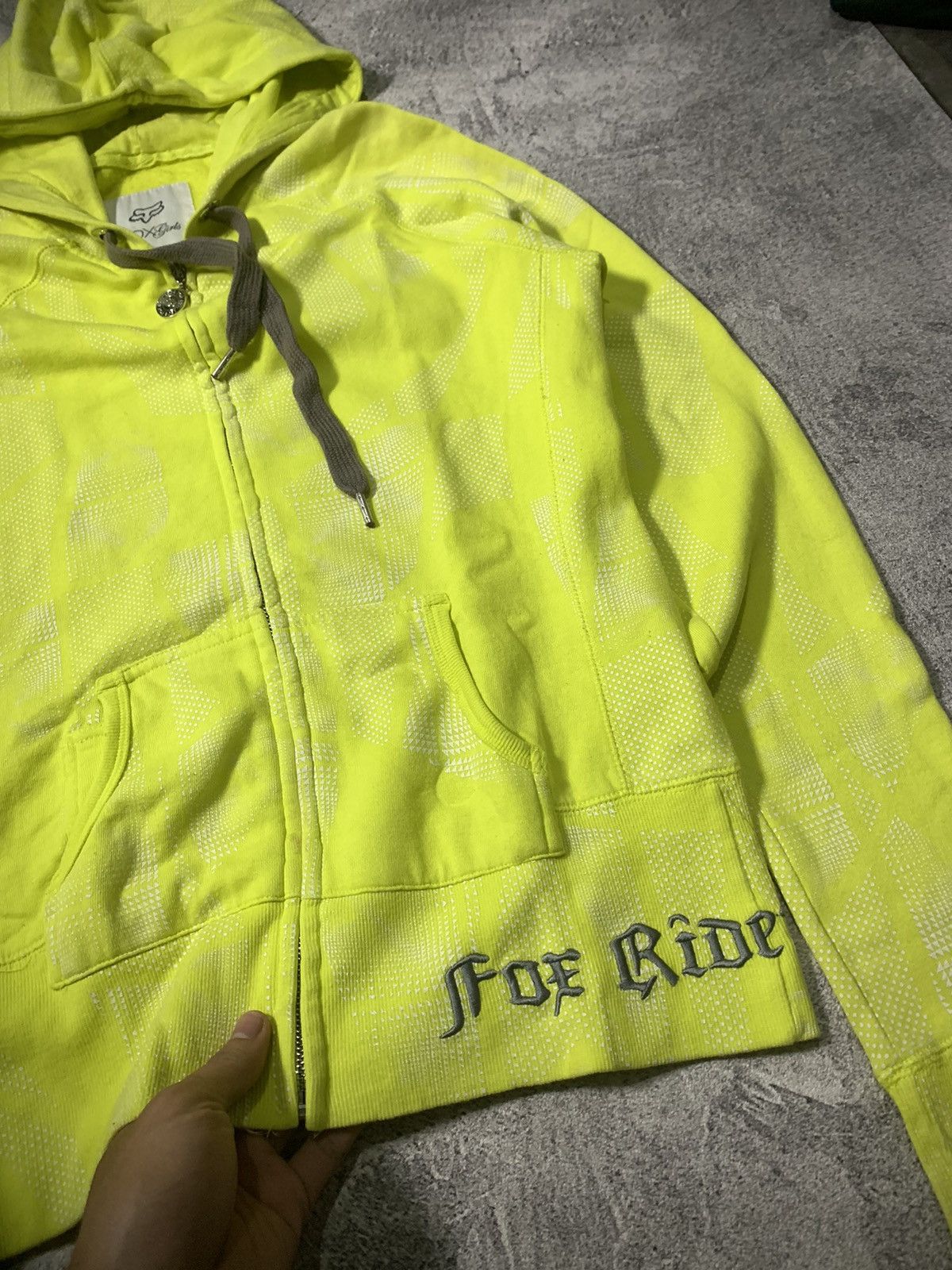 Fox Racing 💸Y2K ZIPHOOIE FOX RACING💸 Size M / US 6-8 / IT 42-44 - 5 Thumbnail